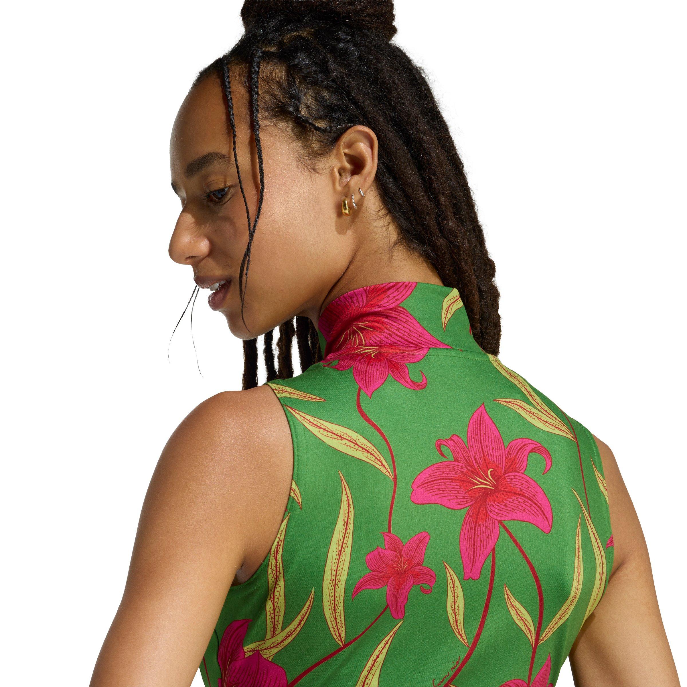 adidas Women's X Farm Rio Bodysuit -Lime/Magenta/Green - LIME/MAGENTA/GREEN Thumbnail View 3