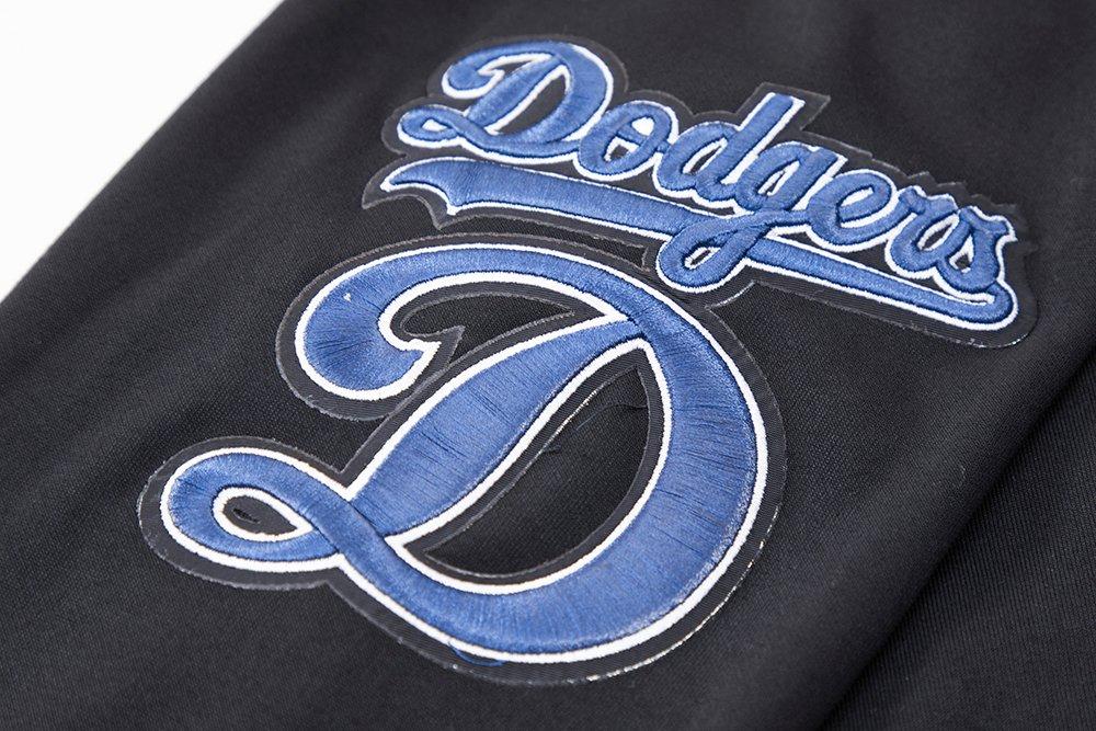Pro Standard Men's Los Angeles Dodgers Classic Chenille DK PO Hoodie -Black - BLACK Thumbnail View 8