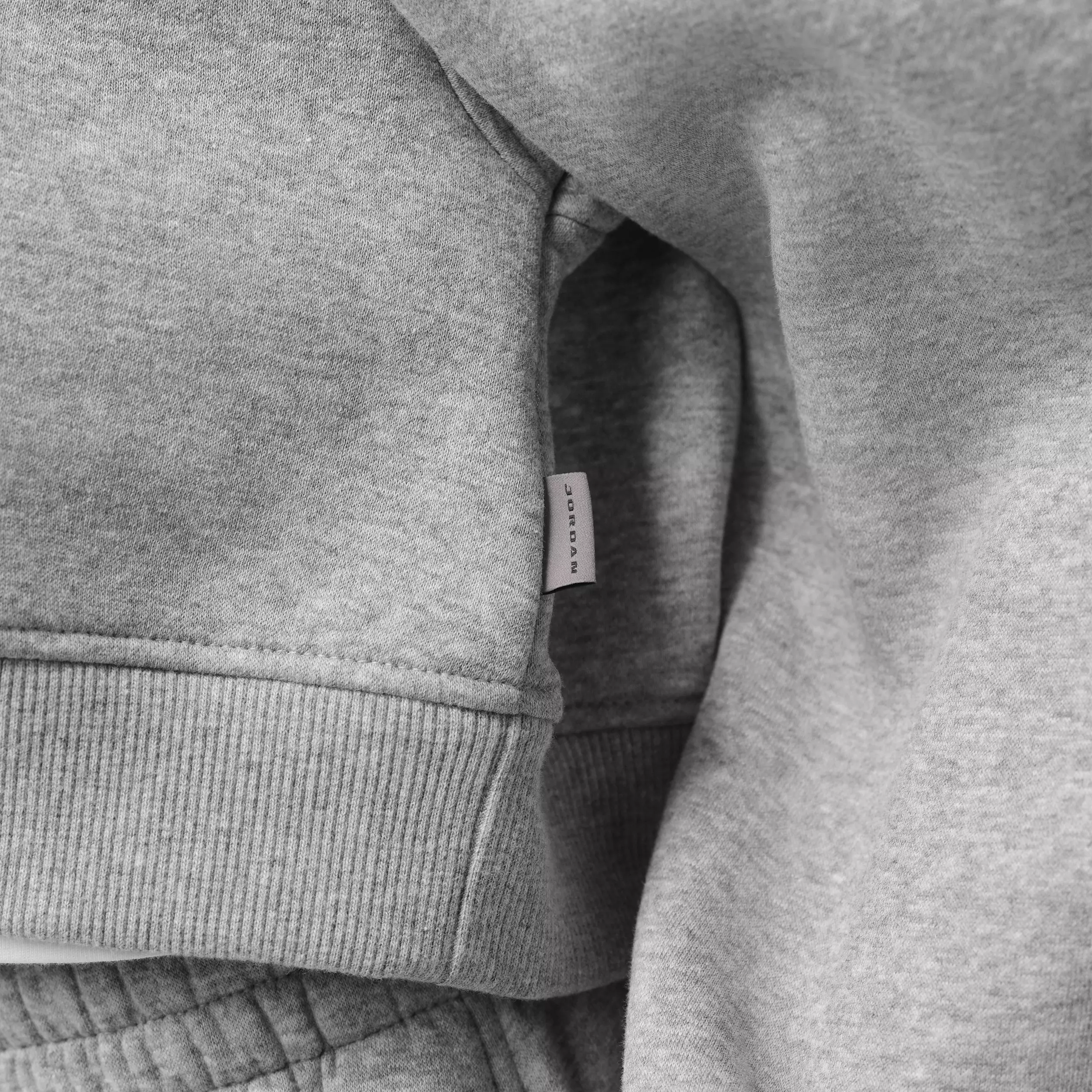 Jordan Women's Brooklyn Cropped Full-Zip Hooded Jacket - Grey - GREY
