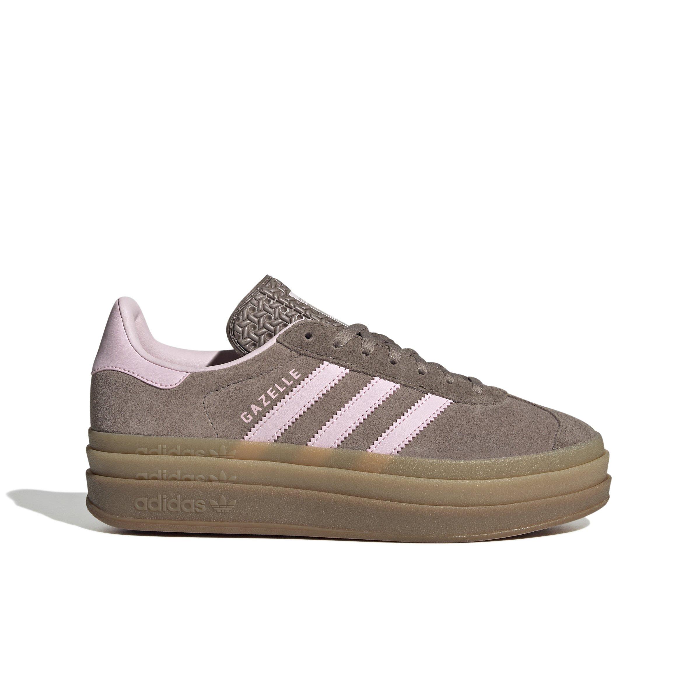 adidas Originals Gazelle Bold "Trace Brown/Clear Pink/Earth Strata" Women's Shoe - BROWN/PINK/STRATA Thumbnail View 1