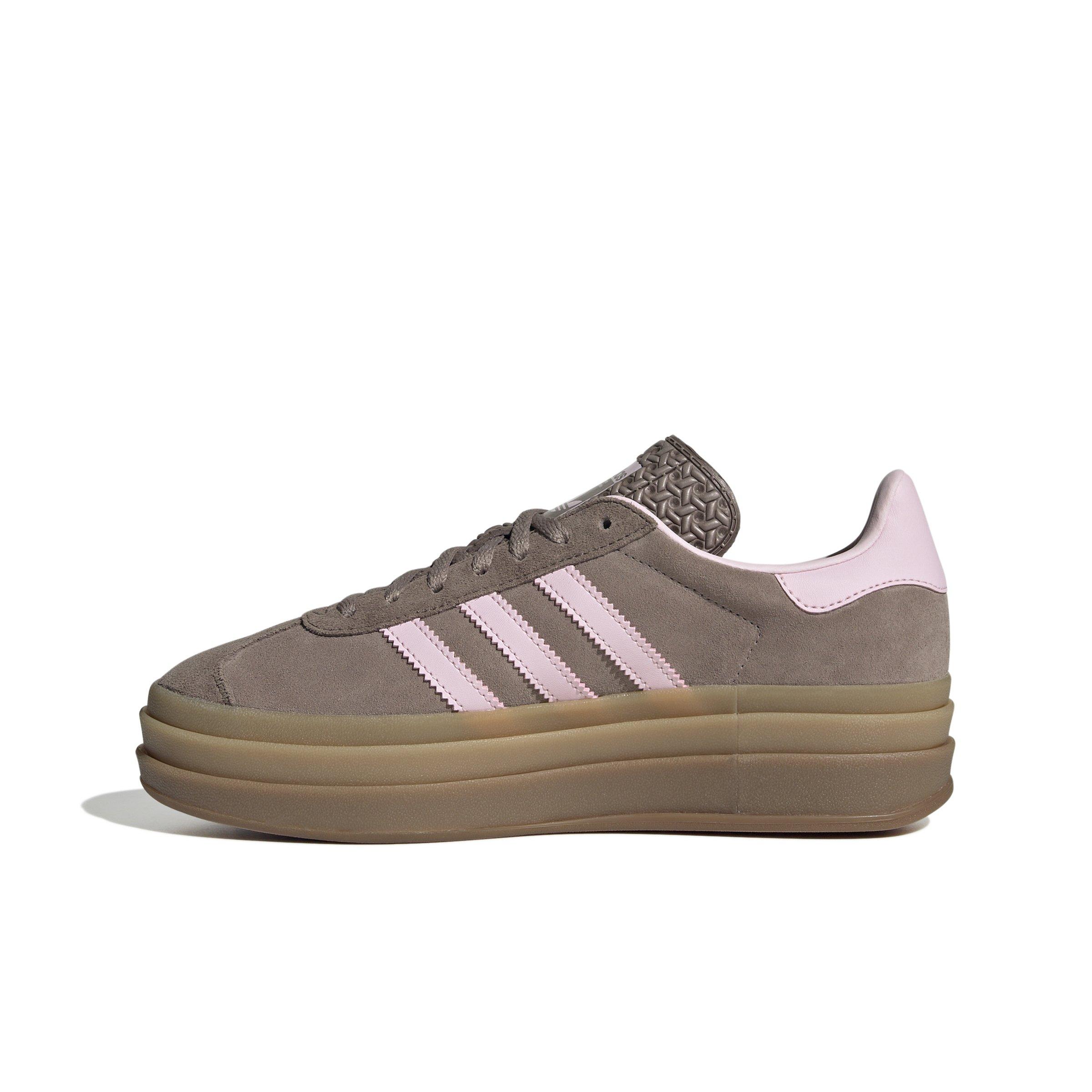 adidas Originals Gazelle Bold "Trace Brown/Clear Pink/Earth Strata" Women's Shoe - BROWN/PINK/STRATA Thumbnail View 2