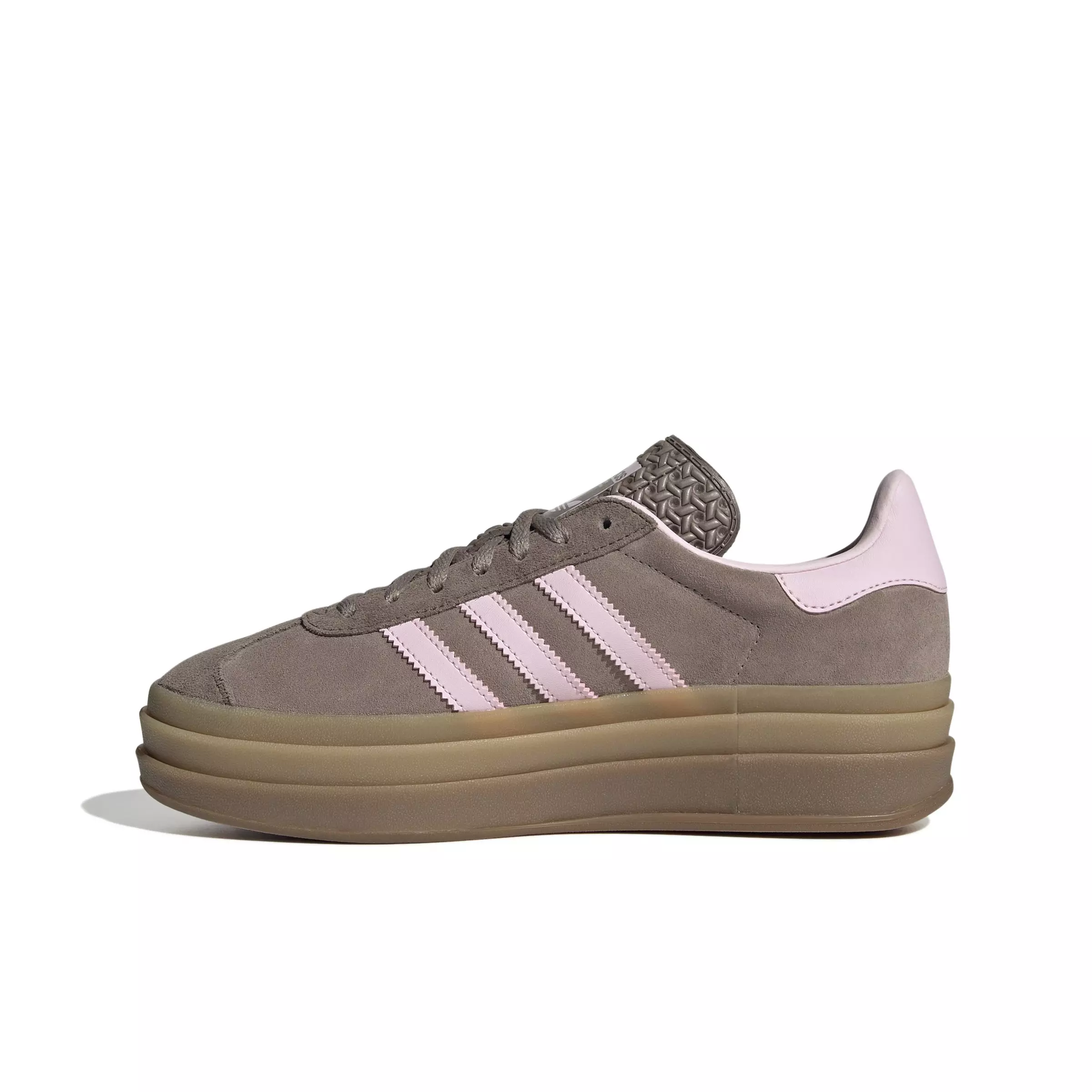 adidas Originals Gazelle Bold "Trace Brown/Clear Pink/Earth Strata" Women's Shoe - BROWN/PINK/STRATA