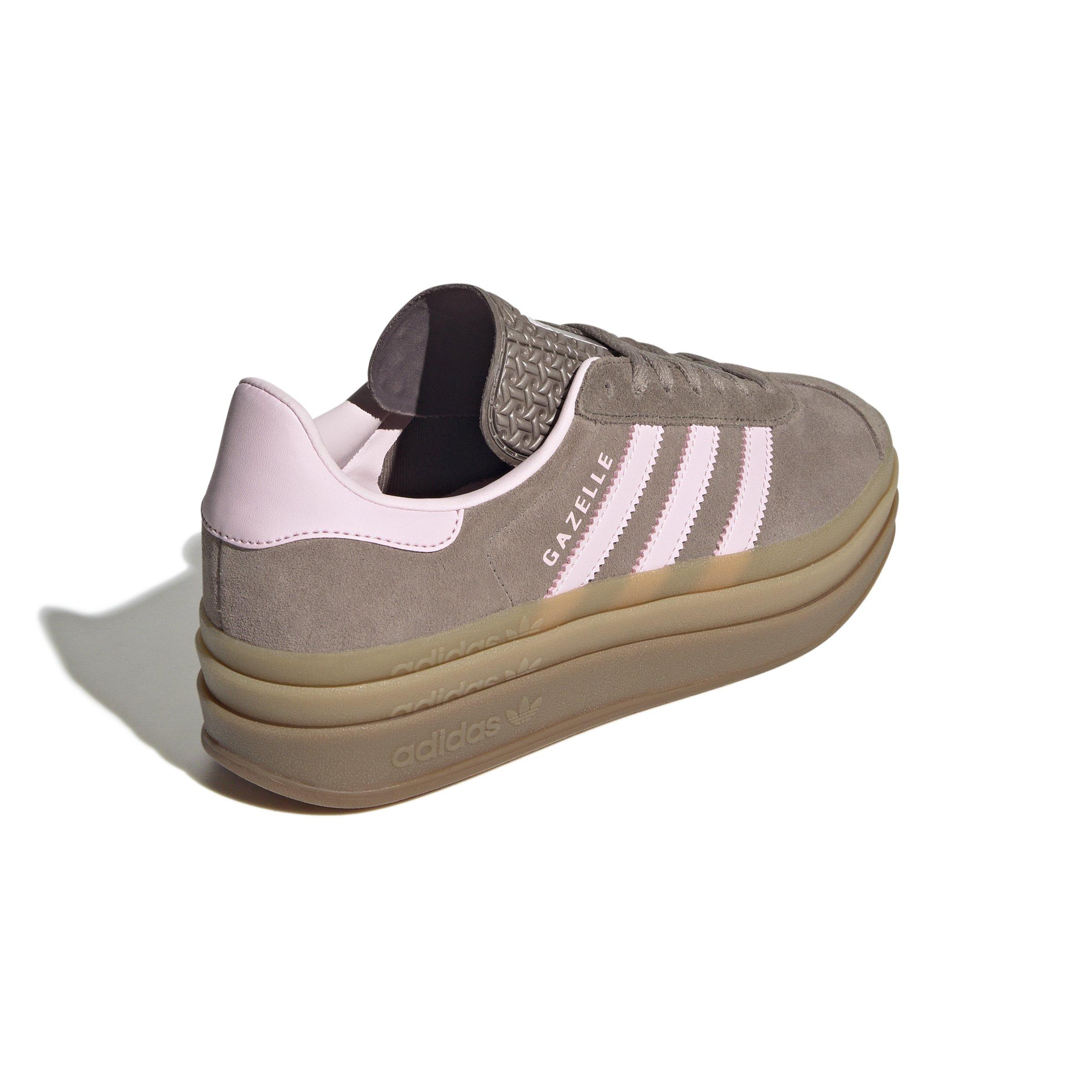 adidas Originals Gazelle Bold "Trace Brown/Clear Pink/Earth Strata" Women's Shoe - BROWN/PINK/STRATA Thumbnail View 4
