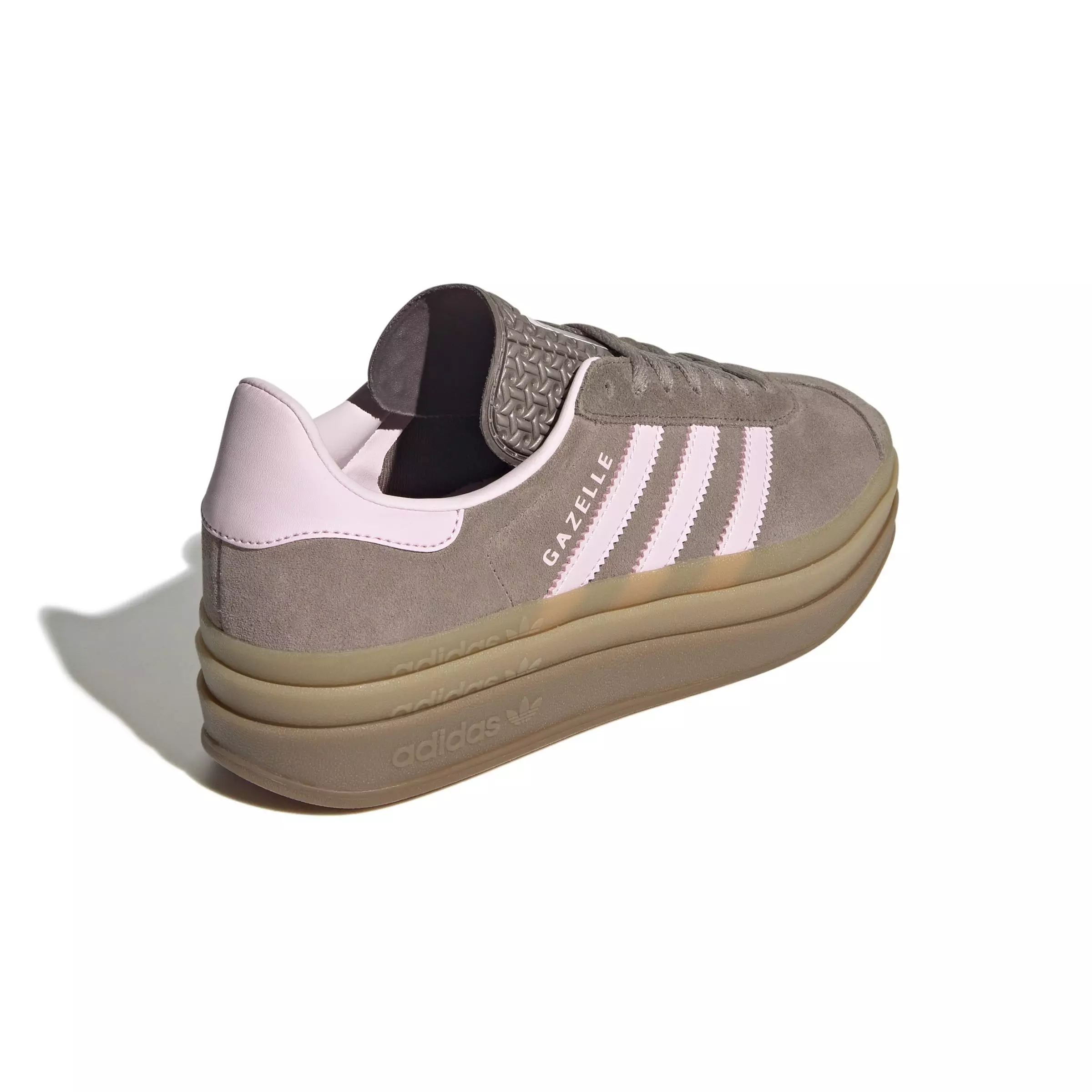 adidas Originals Gazelle Bold "Trace Brown/Clear Pink/Earth Strata" Women's Shoe - BROWN/PINK/STRATA