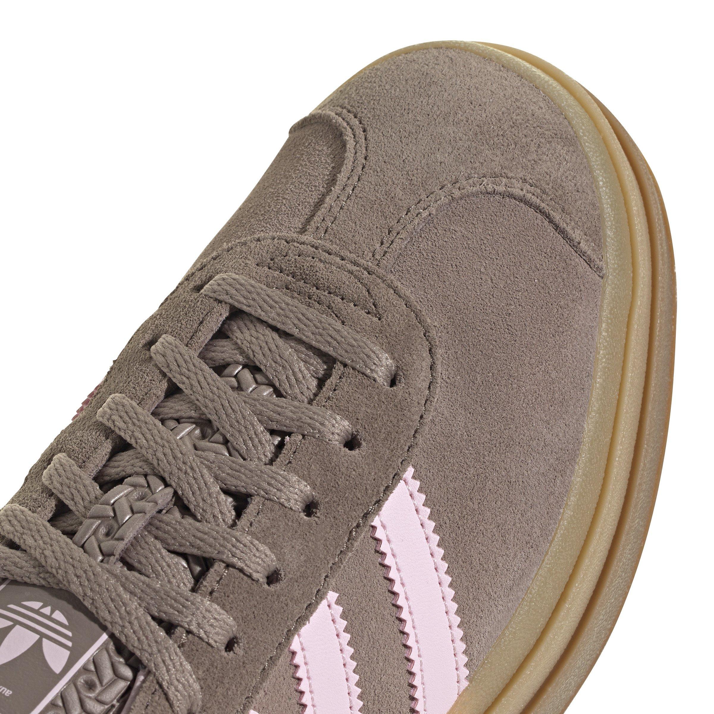 adidas Originals Gazelle Bold "Trace Brown/Clear Pink/Earth Strata" Women's Shoe - BROWN/PINK/STRATA Thumbnail View 7