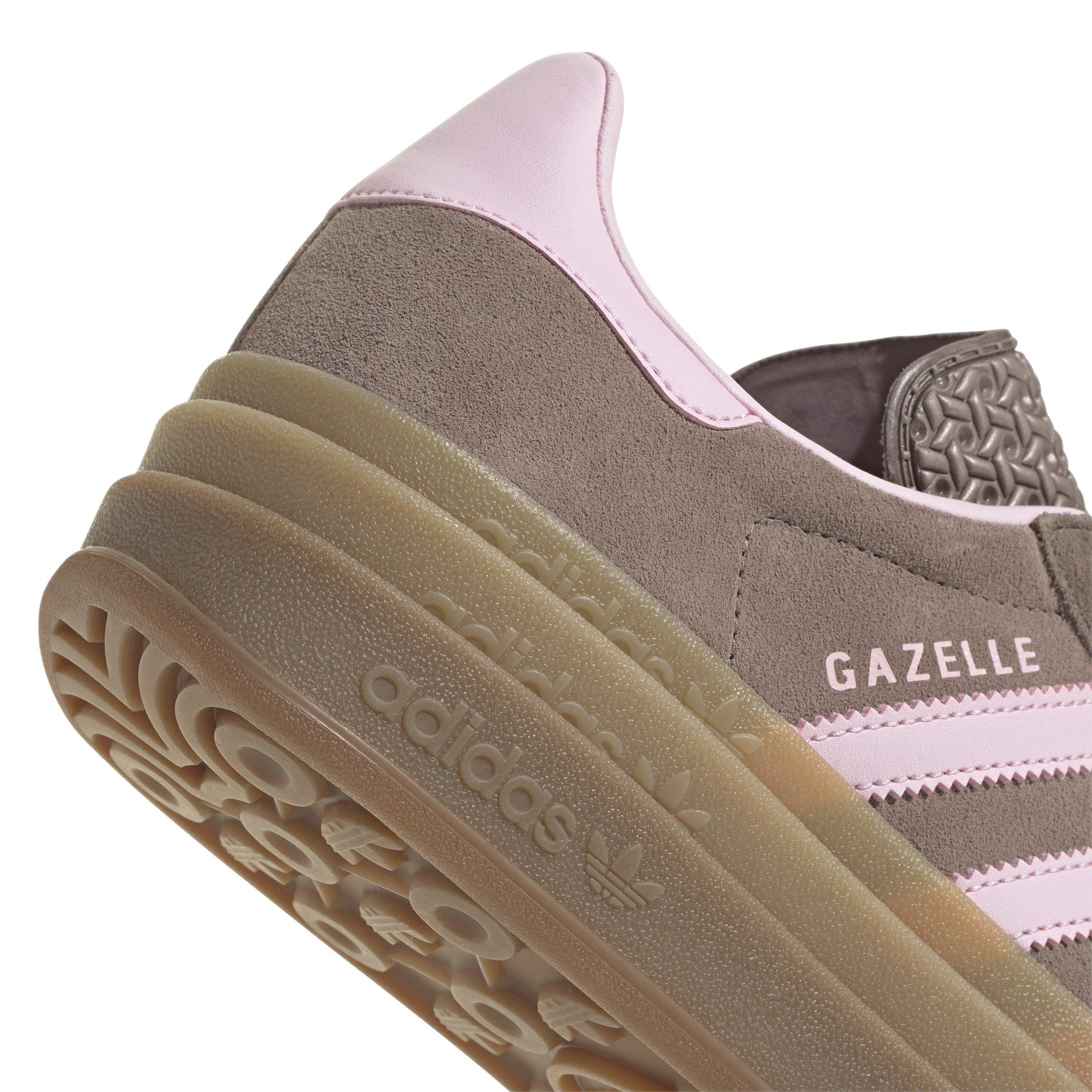 adidas Originals Gazelle Bold "Trace Brown/Clear Pink/Earth Strata" Women's Shoe - BROWN/PINK/STRATA Thumbnail View 8