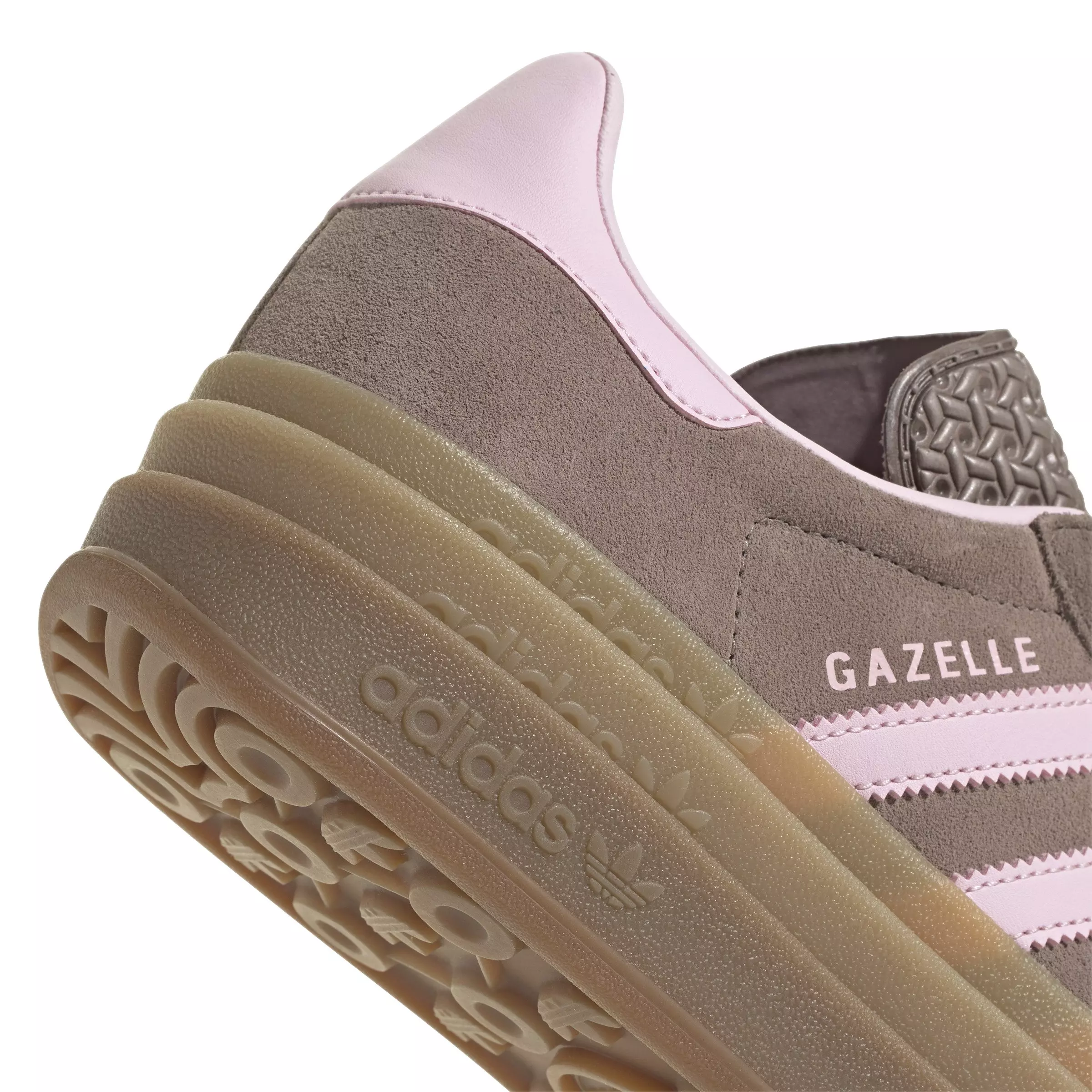 adidas Originals Gazelle Bold "Trace Brown/Clear Pink/Earth Strata" Women's Shoe - BROWN/PINK/STRATA