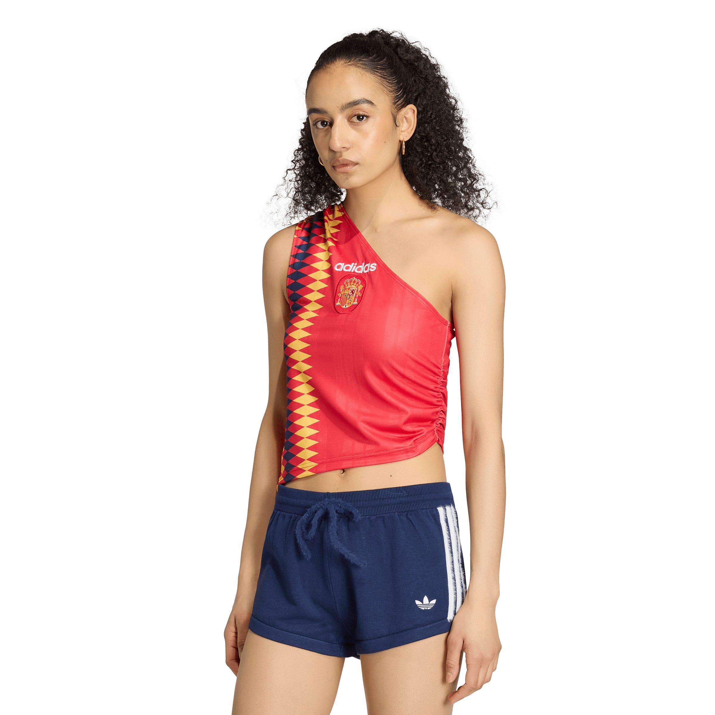 adidas Women's Spain Reconstructed Bringback Jersey - Red - RED Thumbnail View 1