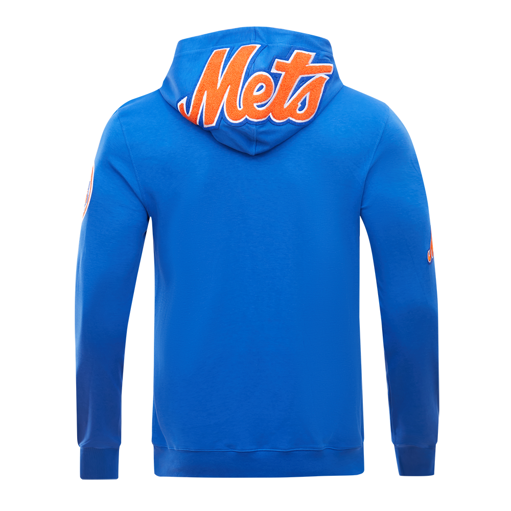 Pro Standard Men's New York Mets Classic Chenille DK PO Hoodie -Royal Blue - ROYAL BLUE Thumbnail View 2