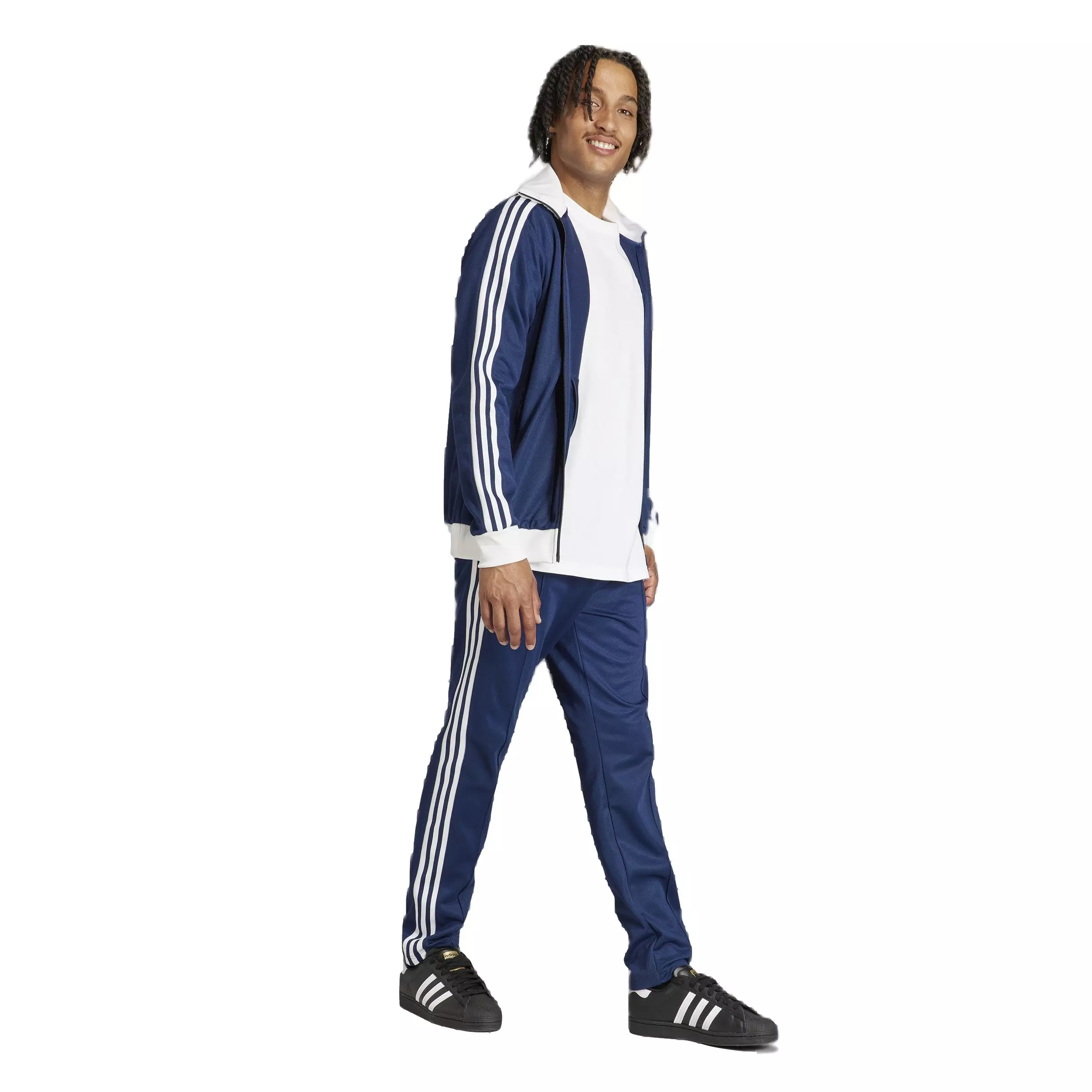 adidas Originals Men's adicolor Classics Beckenbauer Track Pants -Blue - BLUE