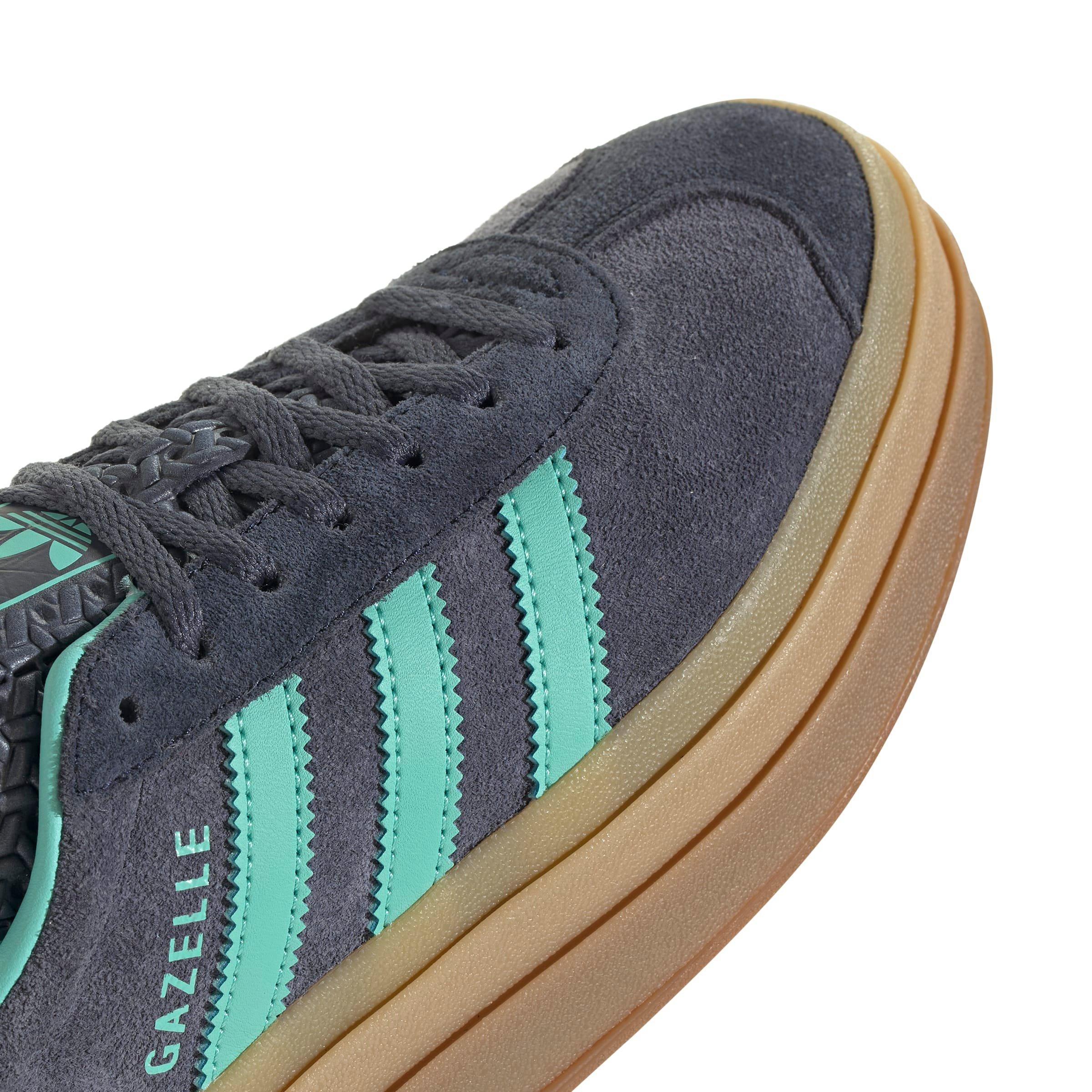 adidas Originals Gazelle Bold "Shadow Navy/Acid Mint/Legend Ink" Women's Shoe - NAVY/MINT/INK Thumbnail View 5