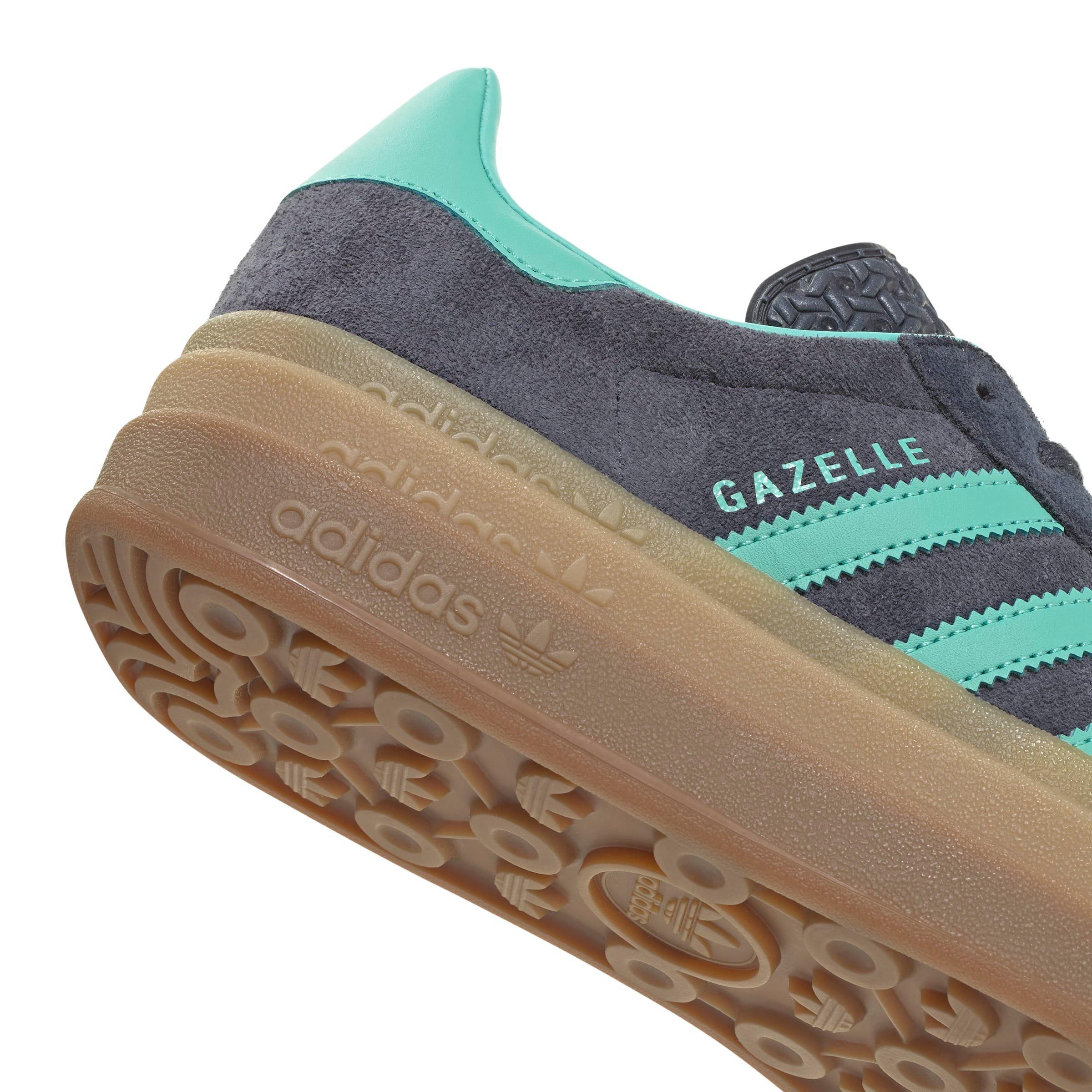 adidas Originals Gazelle Bold "Shadow Navy/Acid Mint/Legend Ink" Women's Shoe - NAVY/MINT/INK Thumbnail View 6