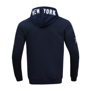 Pro Standard Men's New York Yankees Classic Chenille DK PO Hoodie -Navy