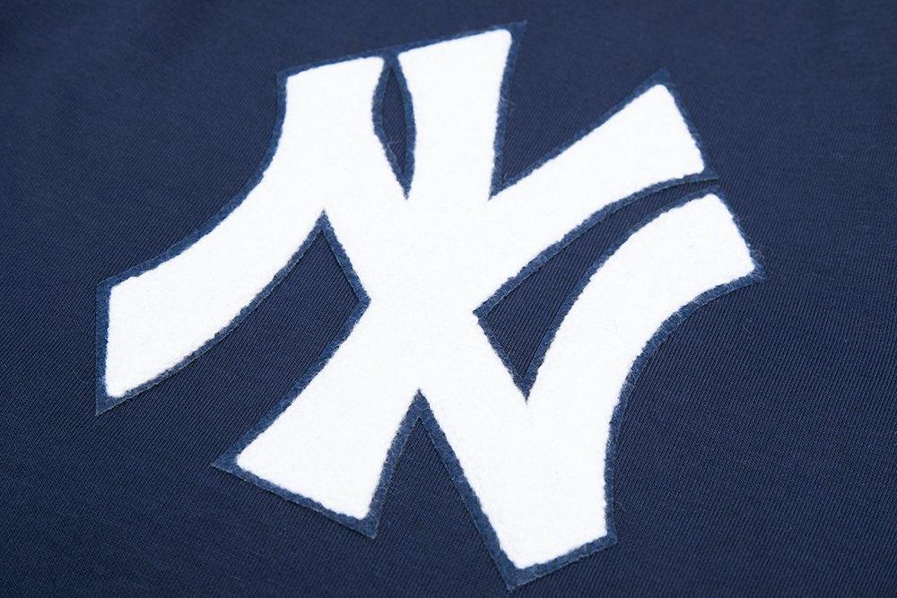 Pro Standard Men's New York Yankees Classic Chenille DK PO Hoodie -Navy - NAVY Thumbnail View 7