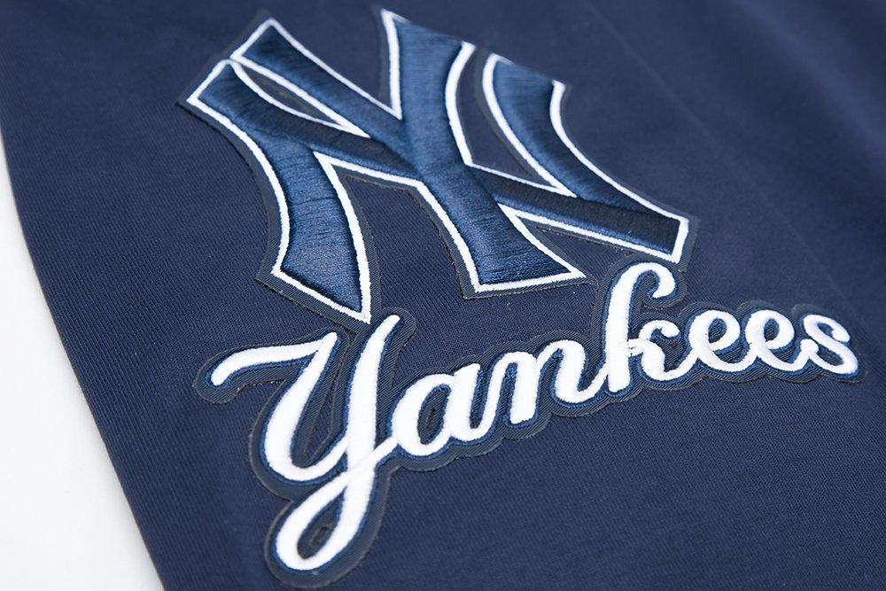 Pro Standard Men's New York Yankees Classic Chenille DK PO Hoodie -Navy - NAVY Thumbnail View 8