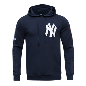 Pro Standard Men's New York Yankees Classic Chenille DK PO Hoodie -Navy