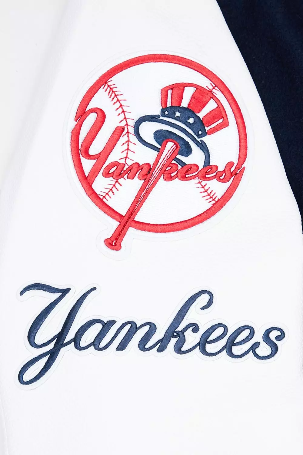 Pro Standard Men's New York Yankees Classic Wool Varsity Jacket - Navy - NAVY