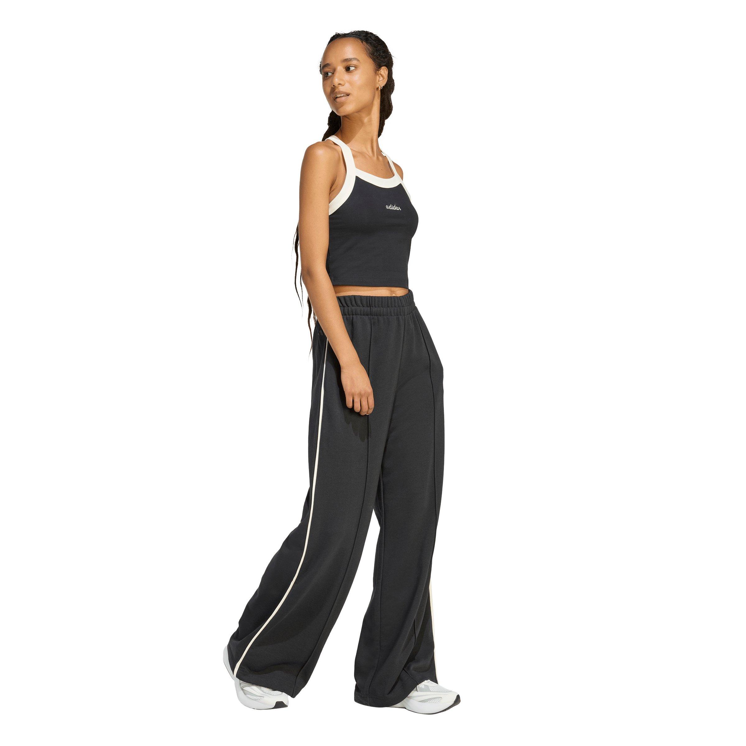 adidas Women's Seasonal Essentials Colorpop Tank with Embroidered Graphic - Black/Off-White - BLACK/OFF-WHITE Thumbnail View 5