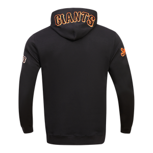 Pro Standard Men's San Francisco Giants Classic Chenille DK PO Hoodie -Black