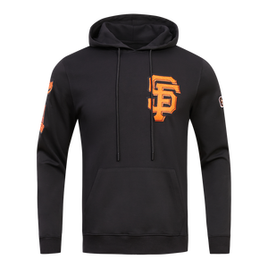Pro Standard Men's San Francisco Giants Classic Chenille DK PO Hoodie -Black