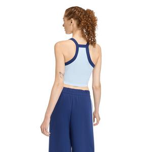 adidas Women's Seasonal Essentials Colorpop Tank with Embroidered Graphic - Blue