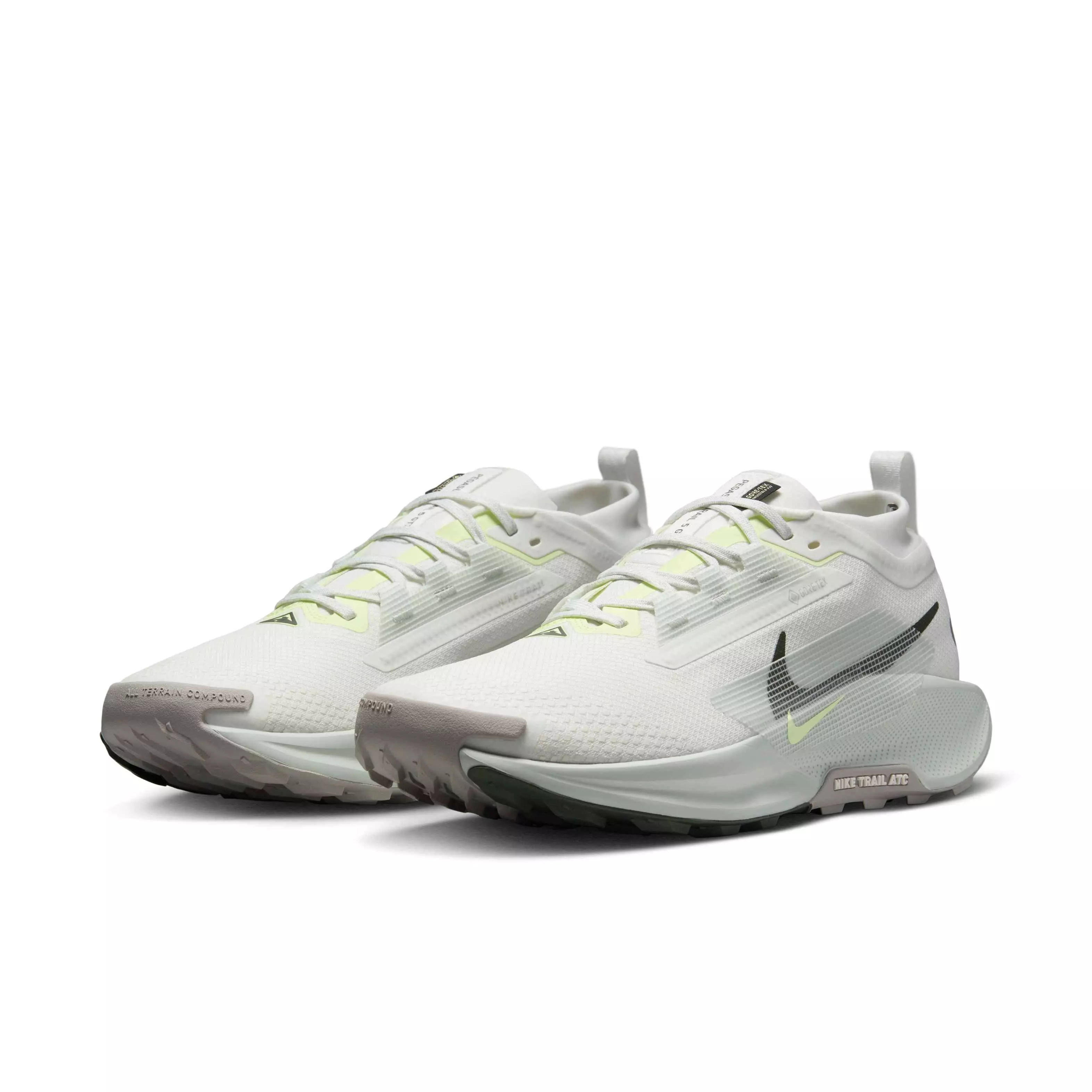 Nike Pegasus Trail 5 GORE-TEX "Summit White/Lt Silver/Grey/Sequoia" Men's Trail Running Shoe - WHITE/LT SILVER/GREY/SEQUOIA