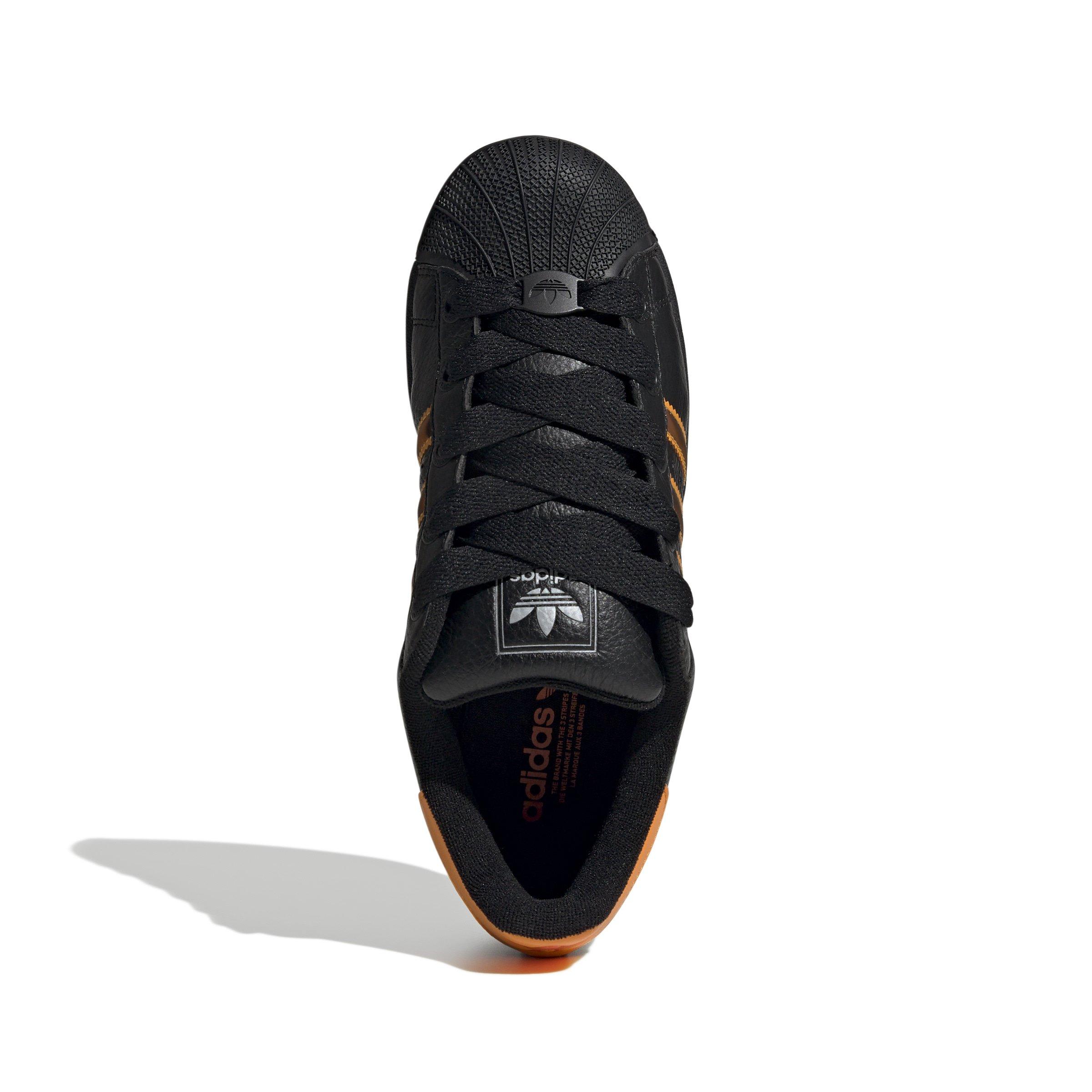 adidas Originals Superstar II "Core Black/Crew Orange/Semi Impact Orange" Women's Shoe - BLACK/ORANGE/ORANGE Thumbnail View 5