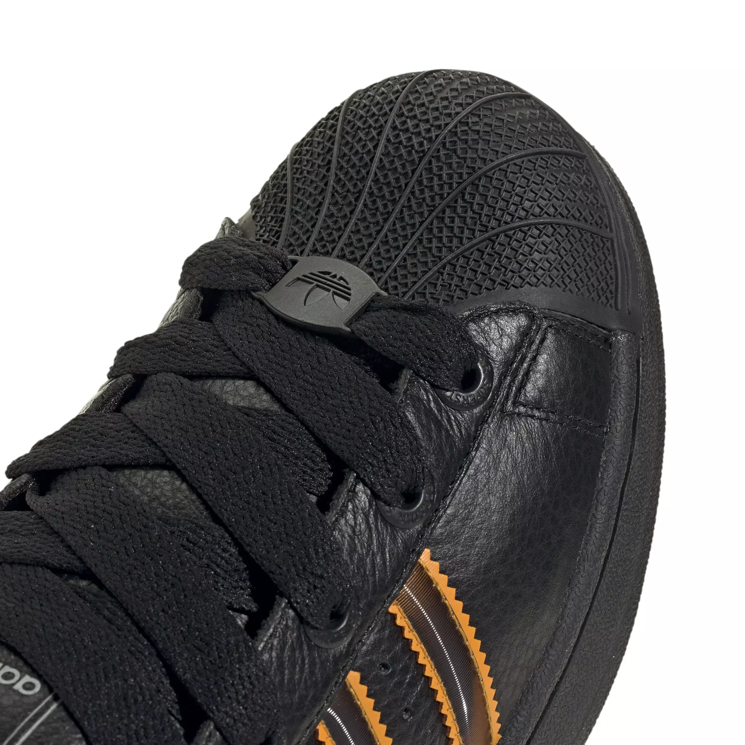 adidas Originals Superstar II "Core Black/Crew Orange/Semi Impact Orange" Women's Shoe - BLACK/ORANGE/ORANGE