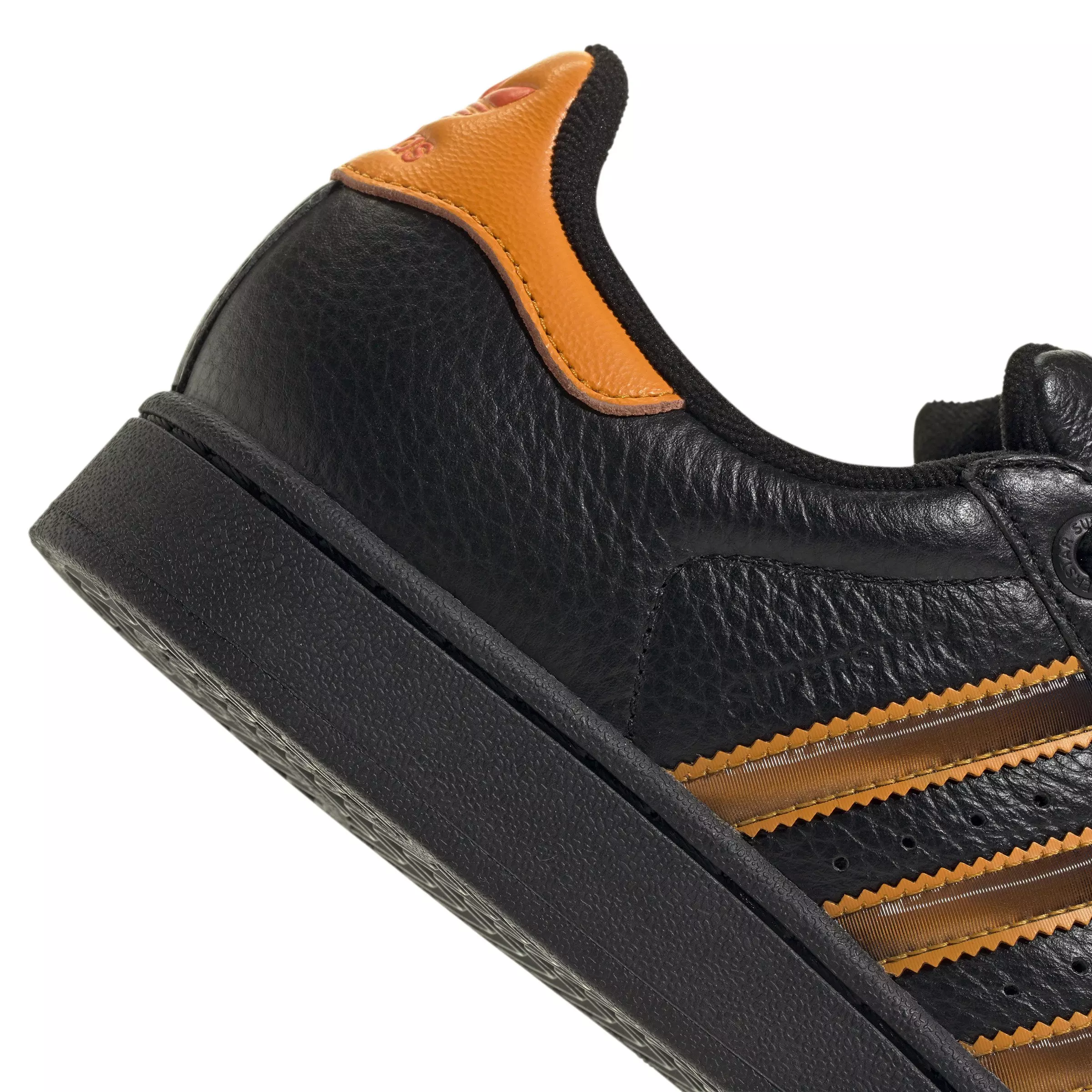 adidas Originals Superstar II "Core Black/Crew Orange/Semi Impact Orange" Women's Shoe - BLACK/ORANGE/ORANGE