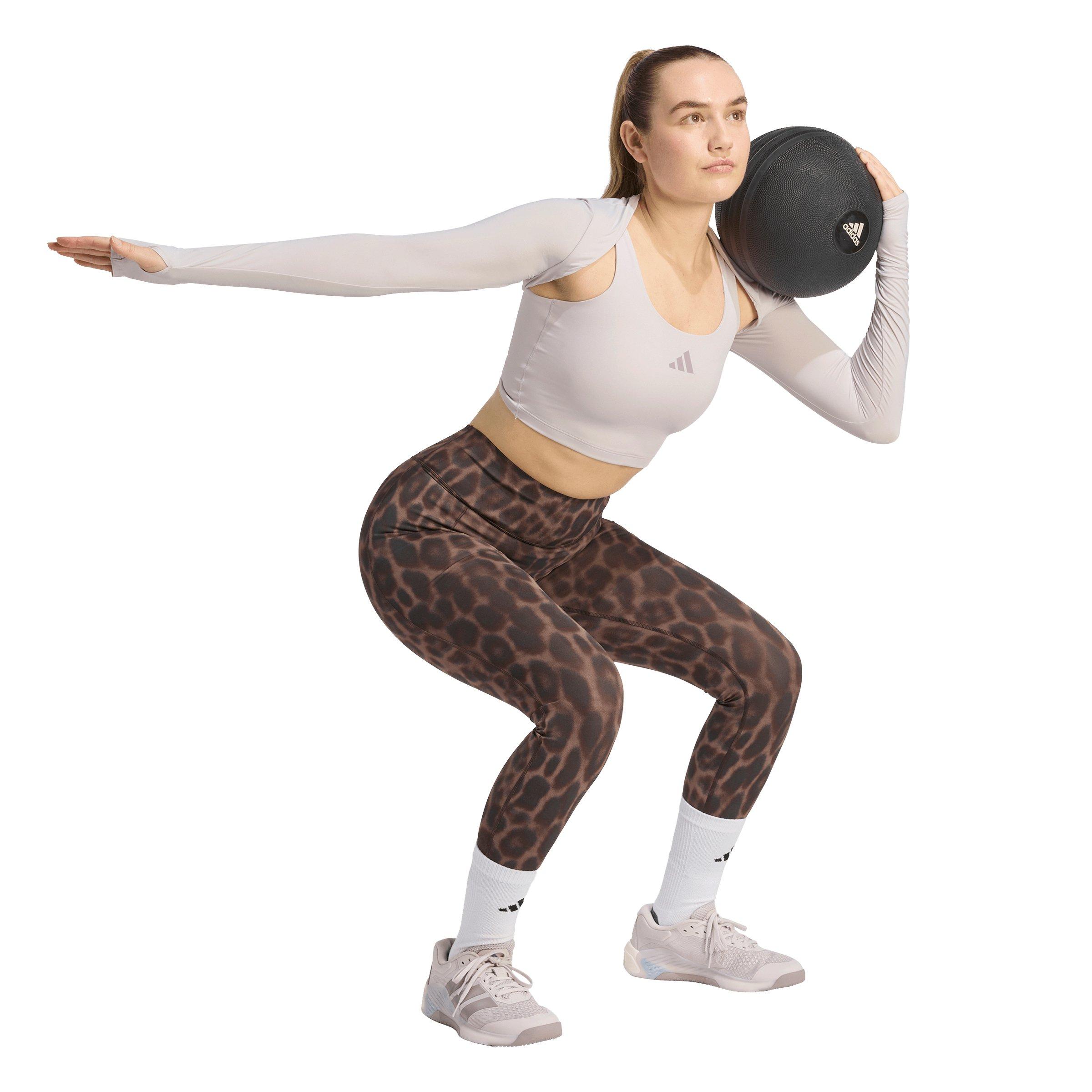 adidas Women's Power Essentials Workout Contour Shrug - Light Purple - LIGHT PURPLE Thumbnail View 5