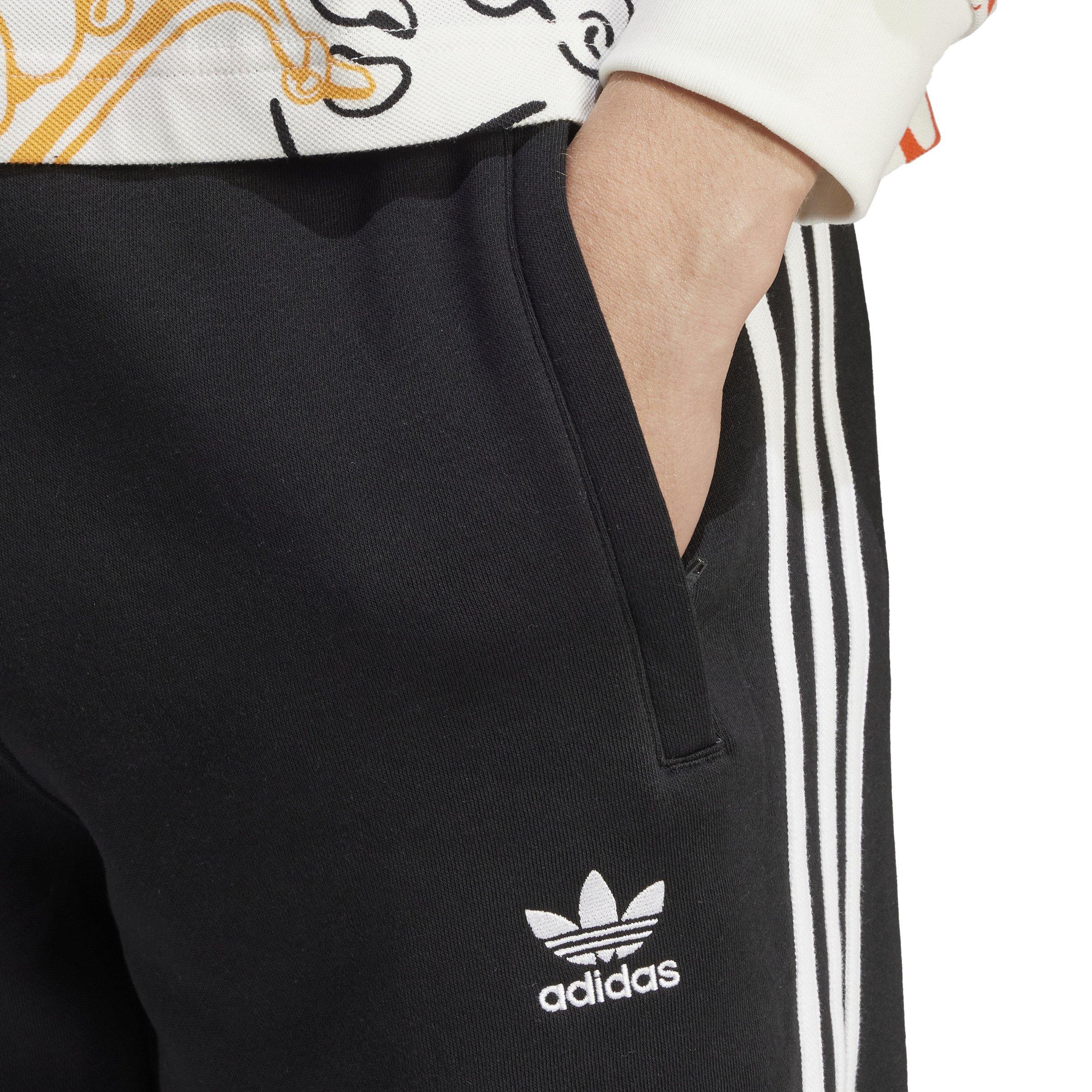 adidas Originals Men's adicolor 3-Stripes Lifestyle Joggers -Black - BLACK Thumbnail View 3