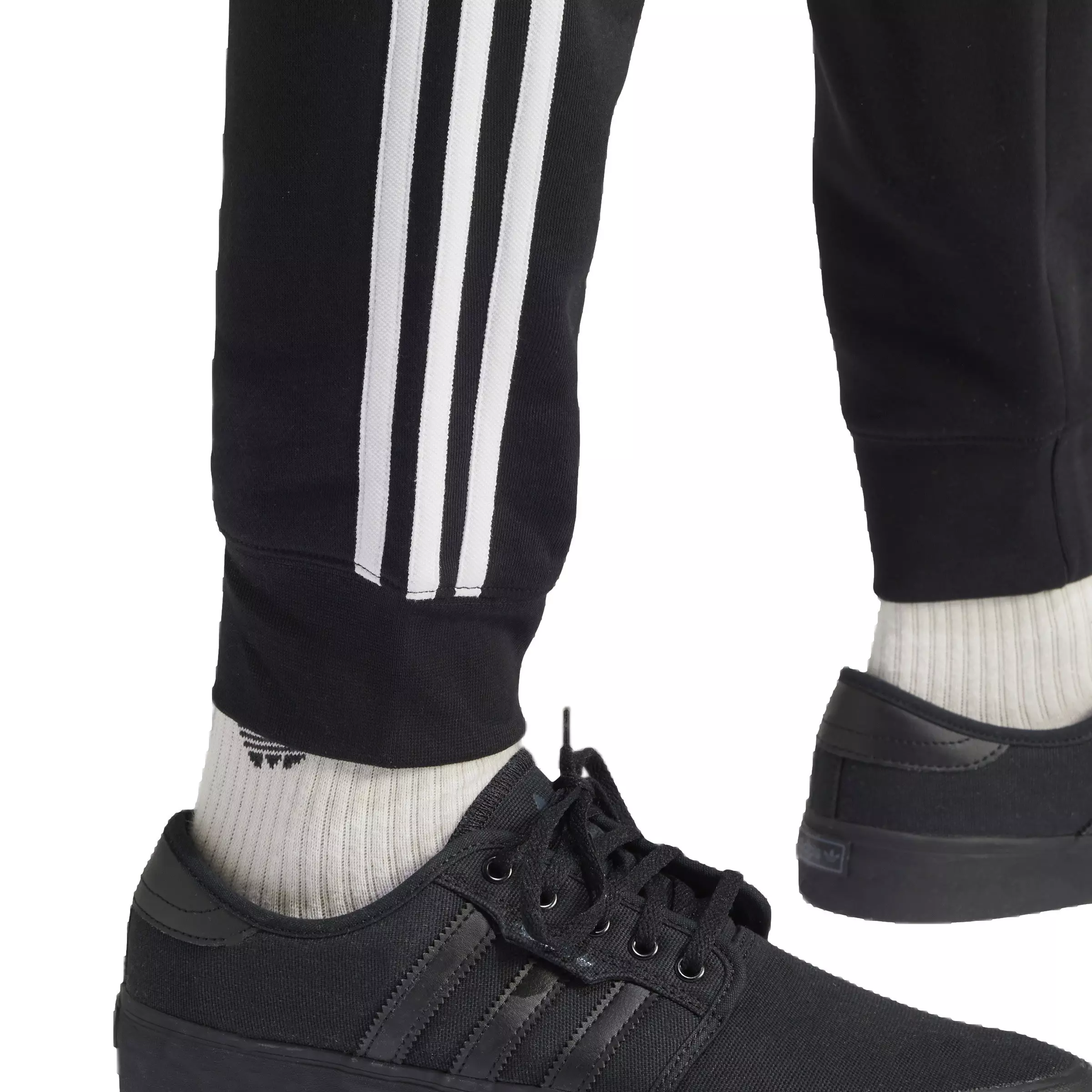 adidas Originals Men's adicolor 3-Stripes Lifestyle Joggers -Black - BLACK