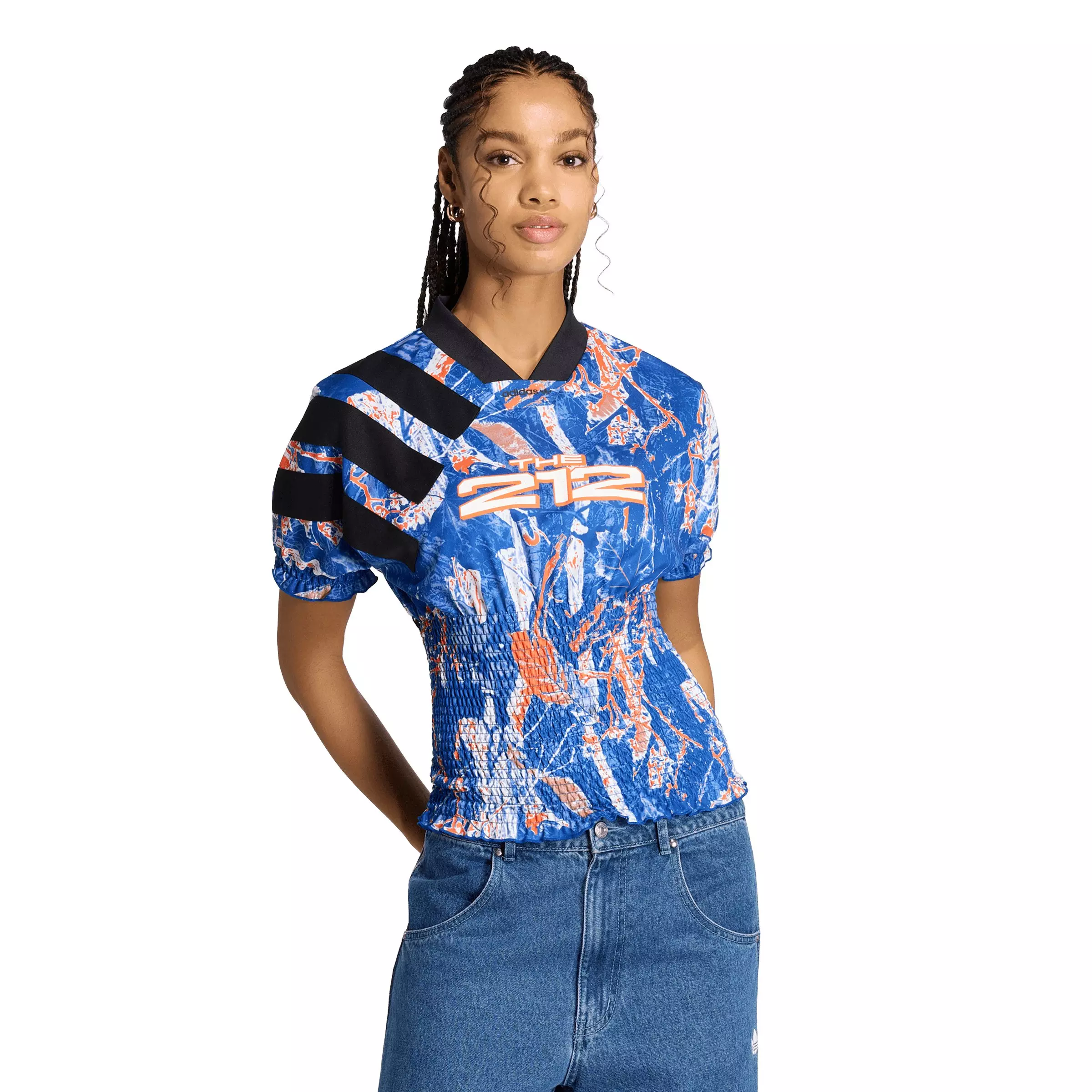 adidas Originals Women's FIFA World Cup 26&trade; Host City New York Reconstructed Jersey - MULTI-COLOR