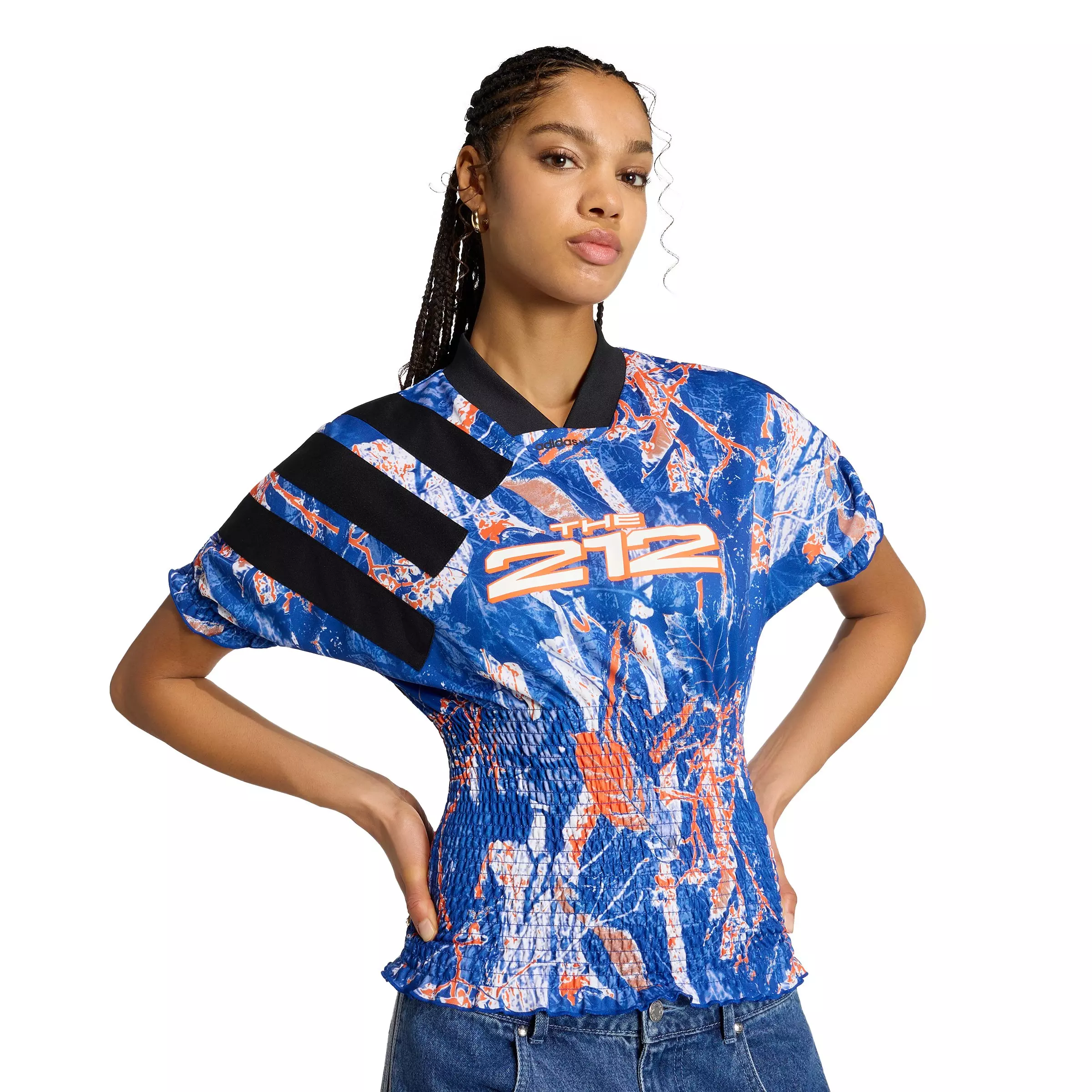 adidas Originals Women's FIFA World Cup 26&trade; Host City New York Reconstructed Jersey - MULTI-COLOR