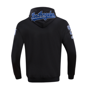 Pro Standard Men's Los Angeles Dodgers Classic Chenille DK Full-Zip Pullover Jacket -Black
