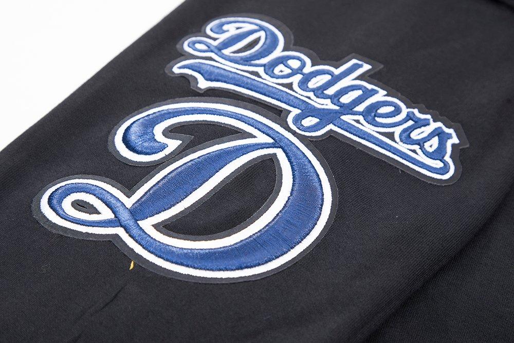 Pro Standard Men's Los Angeles Dodgers Classic Chenille DK Full-Zip Pullover Jacket -Black - BLACK Thumbnail View 7