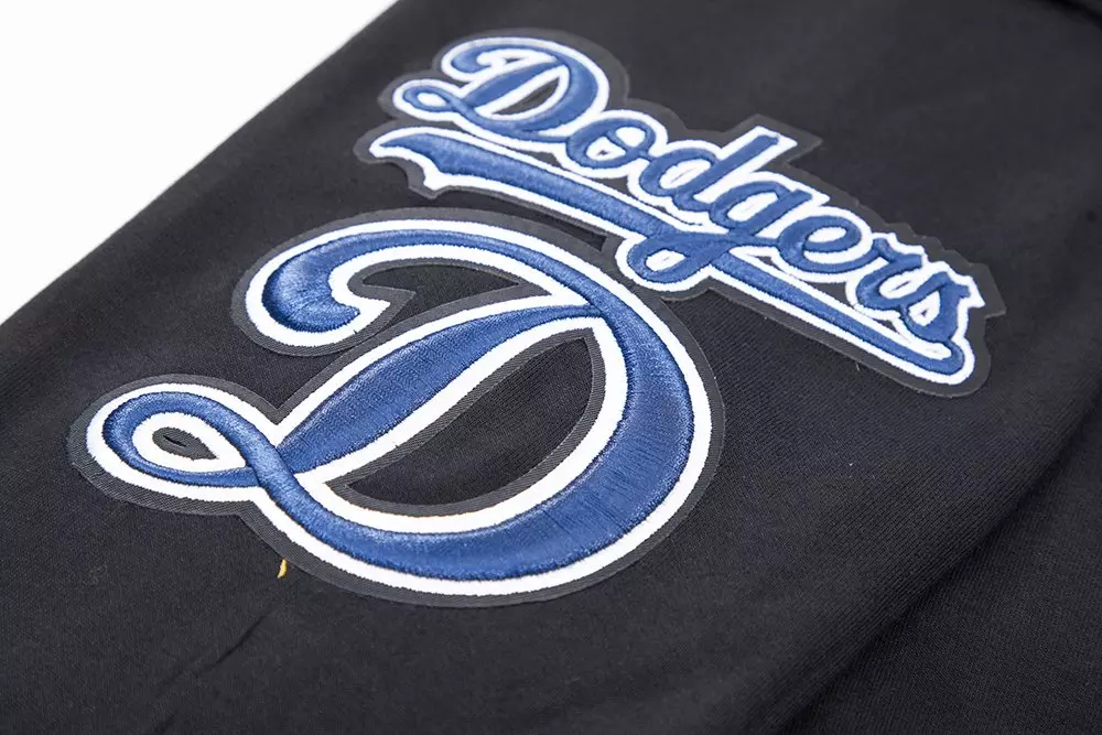 Pro Standard Men's Los Angeles Dodgers Classic Chenille DK Full-Zip Pullover Jacket -Black - BLACK