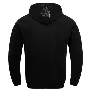 Pro Standard Men's Los Angeles Dodgers Triple Black Logo Hoodie
