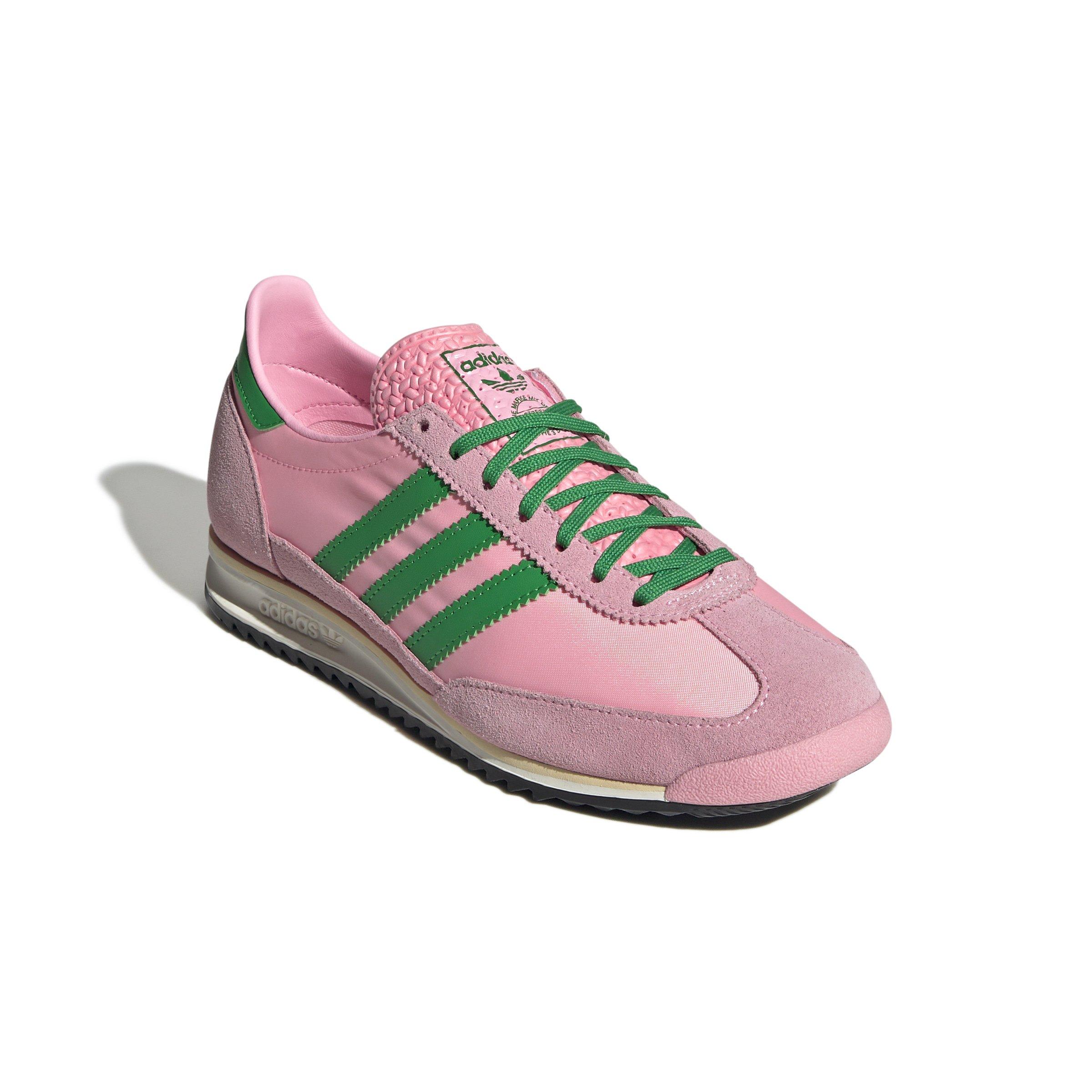 adidas Originals SL 72 OG "Glow Pink/Green/Core Black" Women's Shoe - PINK/GREEN/BLACK Thumbnail View 3