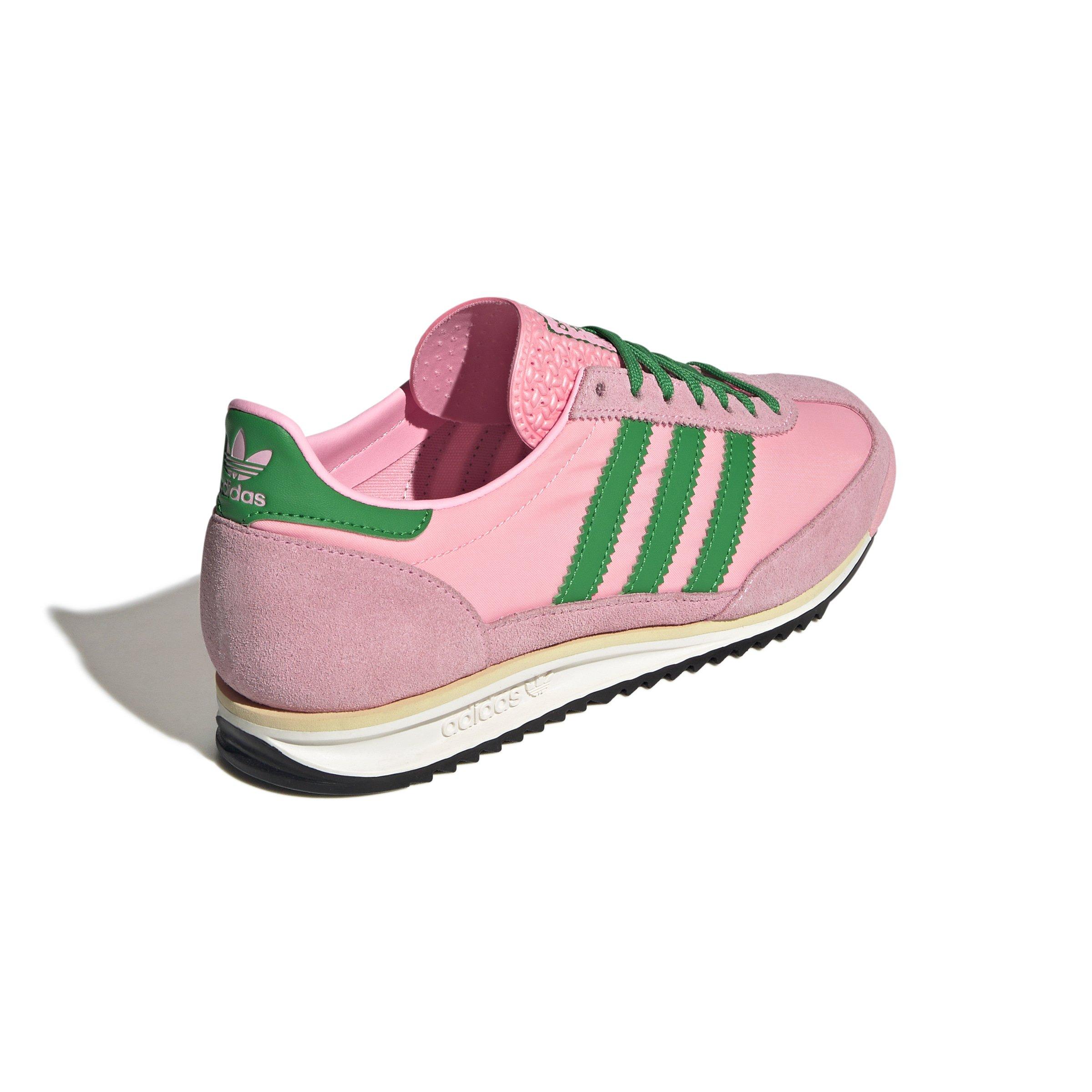 adidas Originals SL 72 OG "Glow Pink/Green/Core Black" Women's Shoe - PINK/GREEN/BLACK Thumbnail View 4