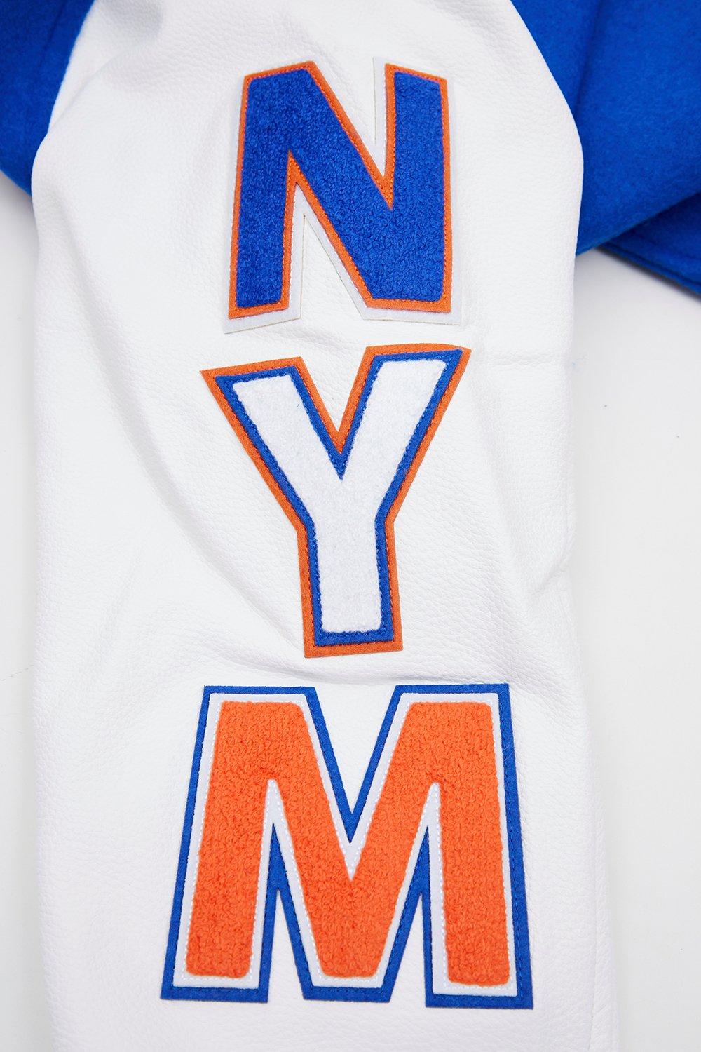 Pro Standard Men's New York Mets Classic Wool Varsity Jacket - Royal - ROYAL Thumbnail View 6
