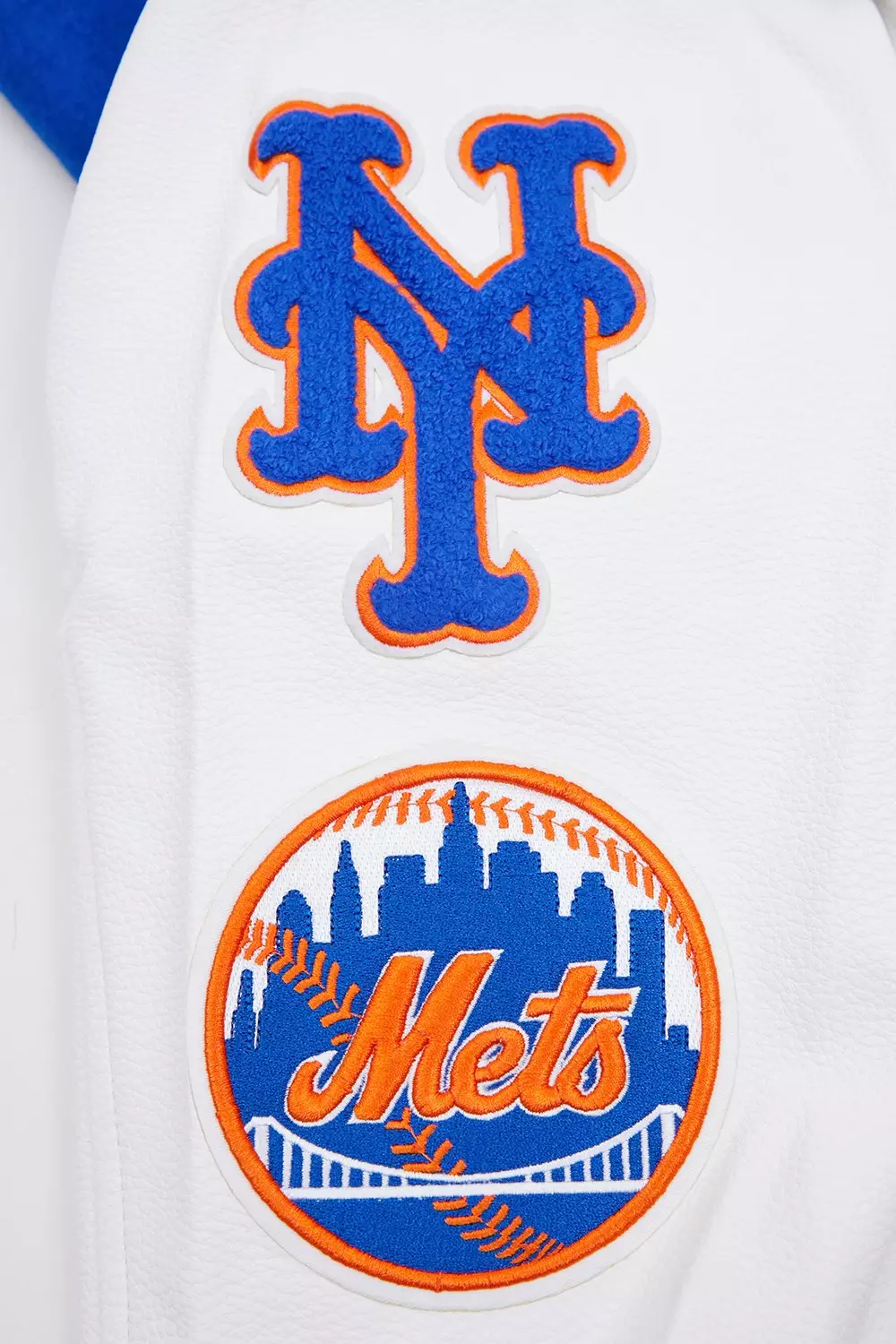 Pro Standard Men's New York Mets Classic Wool Varsity Jacket -Royal - ROYAL