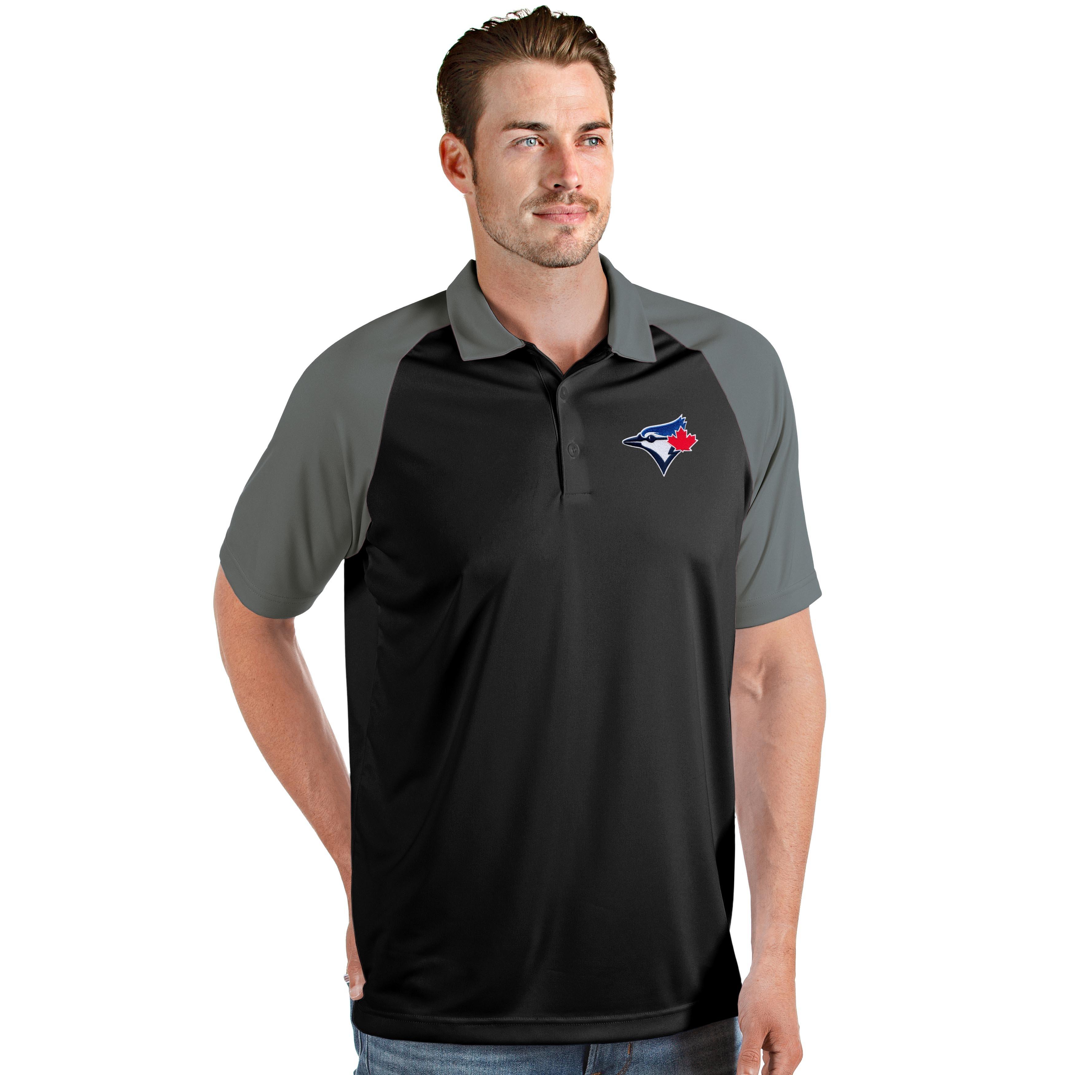 Men's Antigua Toronto Blue Jays White Balance Polo