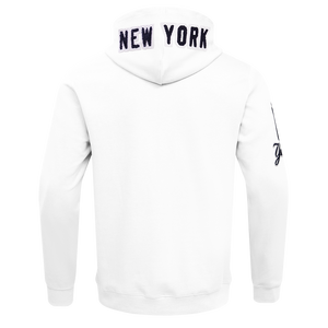 Pro Standard Men's New York Yankees Classic Chenille DK Full-Zip Pullover Jacket -White