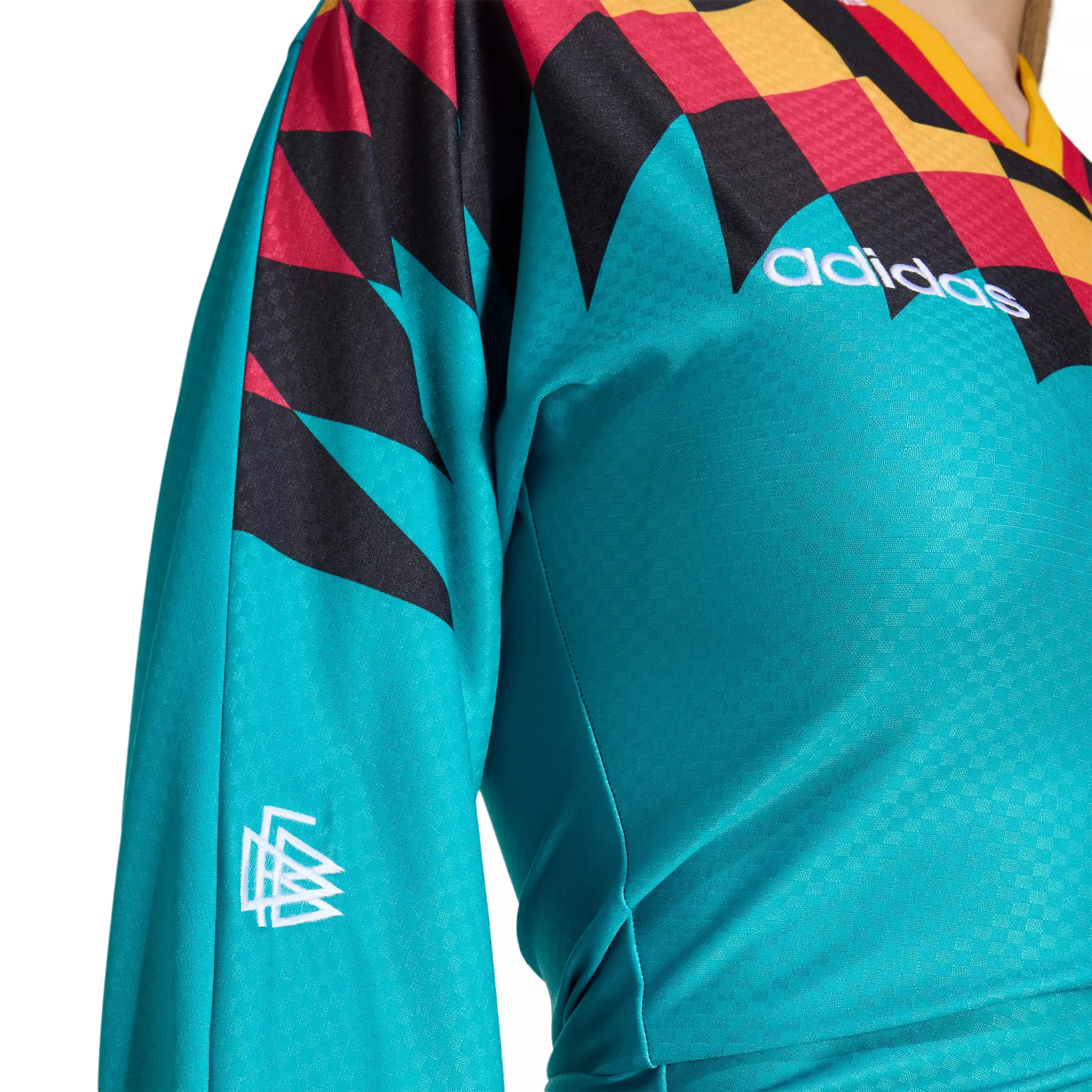 adidas Originals Women's Germany Reconstructed Bringback Jersey - Green/Multi - GREEN/MULTI