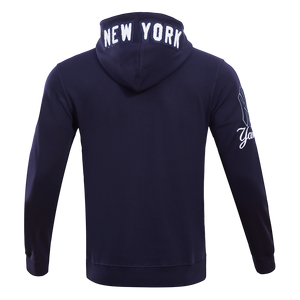 Pro Standard Men's New York Yankees Classic Chenille DK Full-Zip Pullover Jacket -Navy