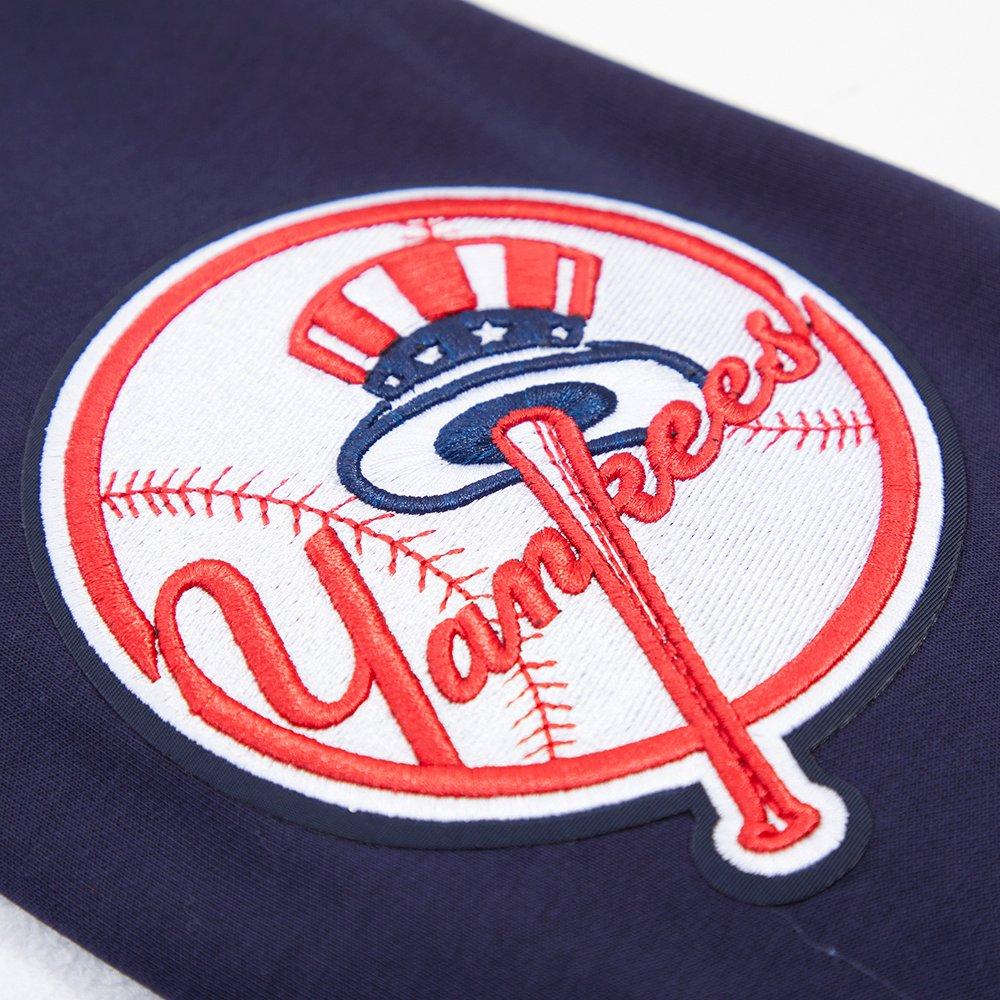 Pro Standard Men's New York Yankees Classic Chenille DK Full-Zip Pullover Jacket -Navy - NAVY Thumbnail View 6