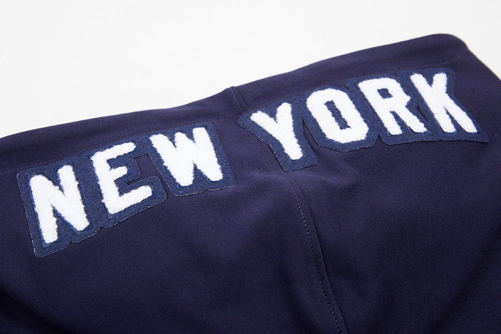 Pro Standard Men's New York Yankees Classic Chenille DK Full-Zip Pullover Jacket - Navy - NAVY Thumbnail View 8