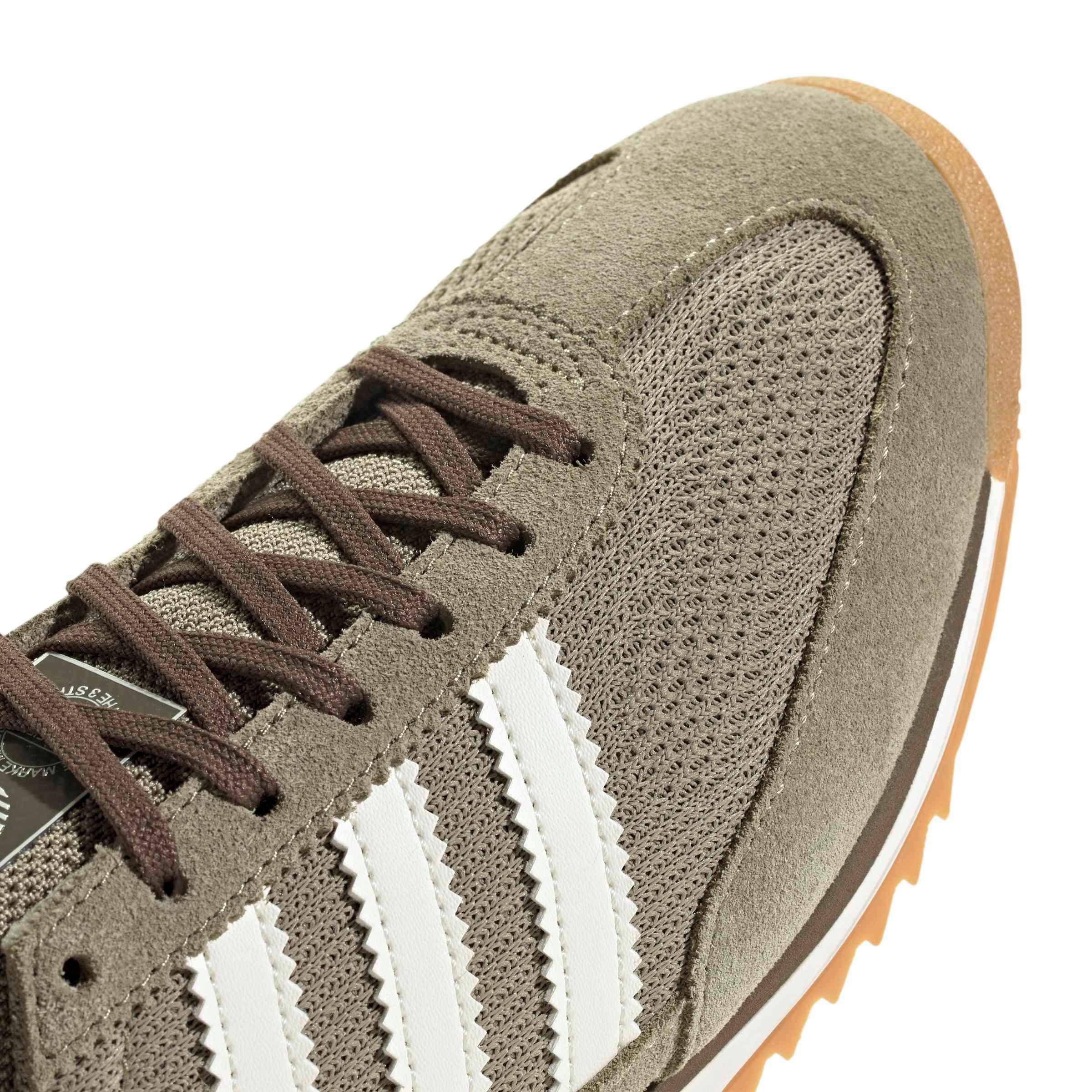 adidas Originals SL 72 OG "Orbit Green/Off White/Gum 1" Women's Shoe - GREEN/OFF WHITE/GUM Thumbnail View 5