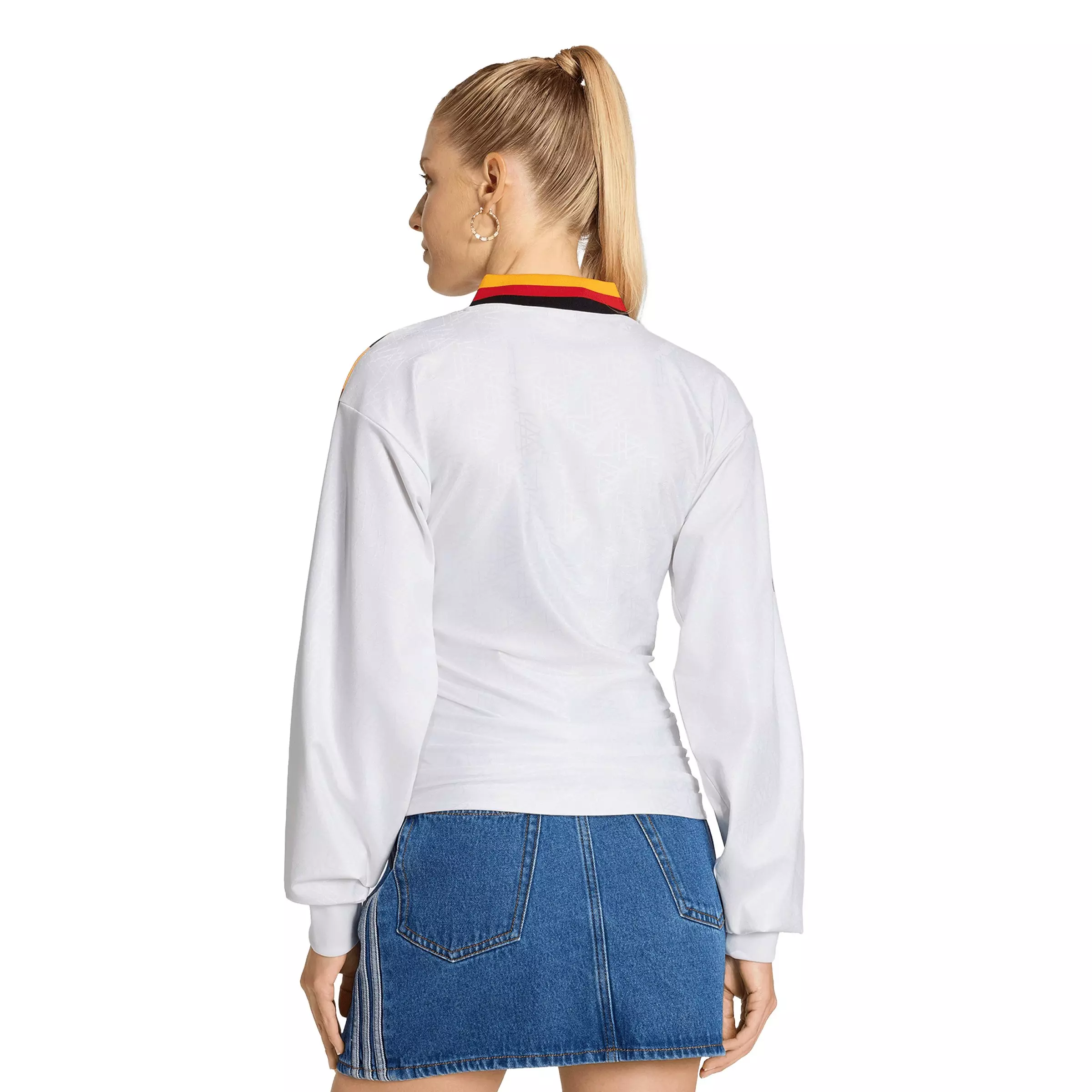 adidas Originals Women's Germany Reconstructed Bringback Jersey - White/Multi - WHITE/MULTI